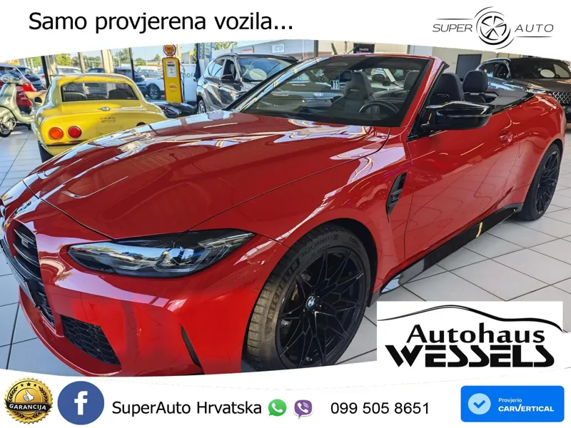 BMW M4 Convertible Competition 3.0 (510 KS) xDrive Steptronic LED+GR SJED+ACC