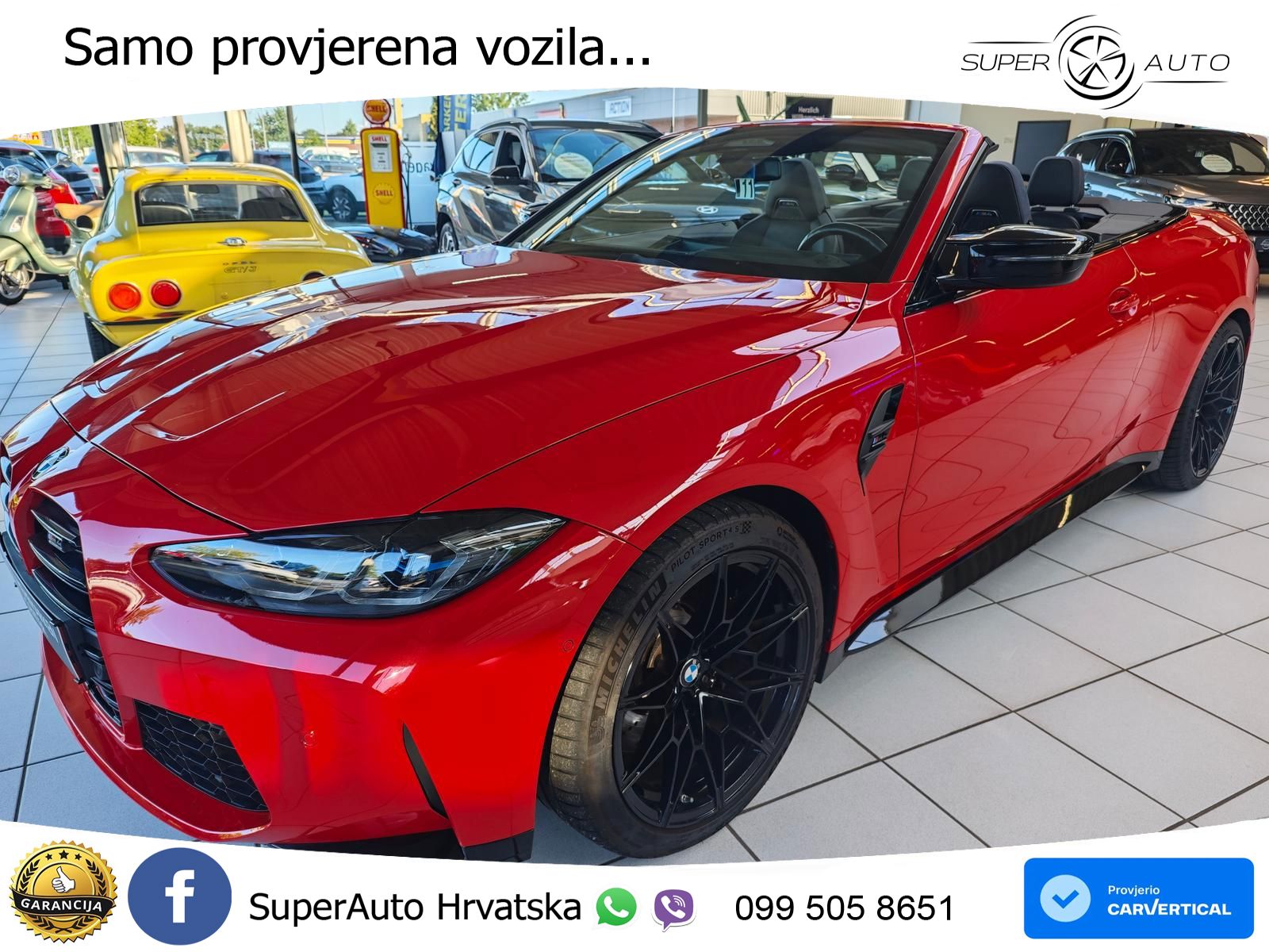 BMW M4 Convertible Competition 3.0 (510 KS) xDrive Steptronic LED+GR SJED+ACC