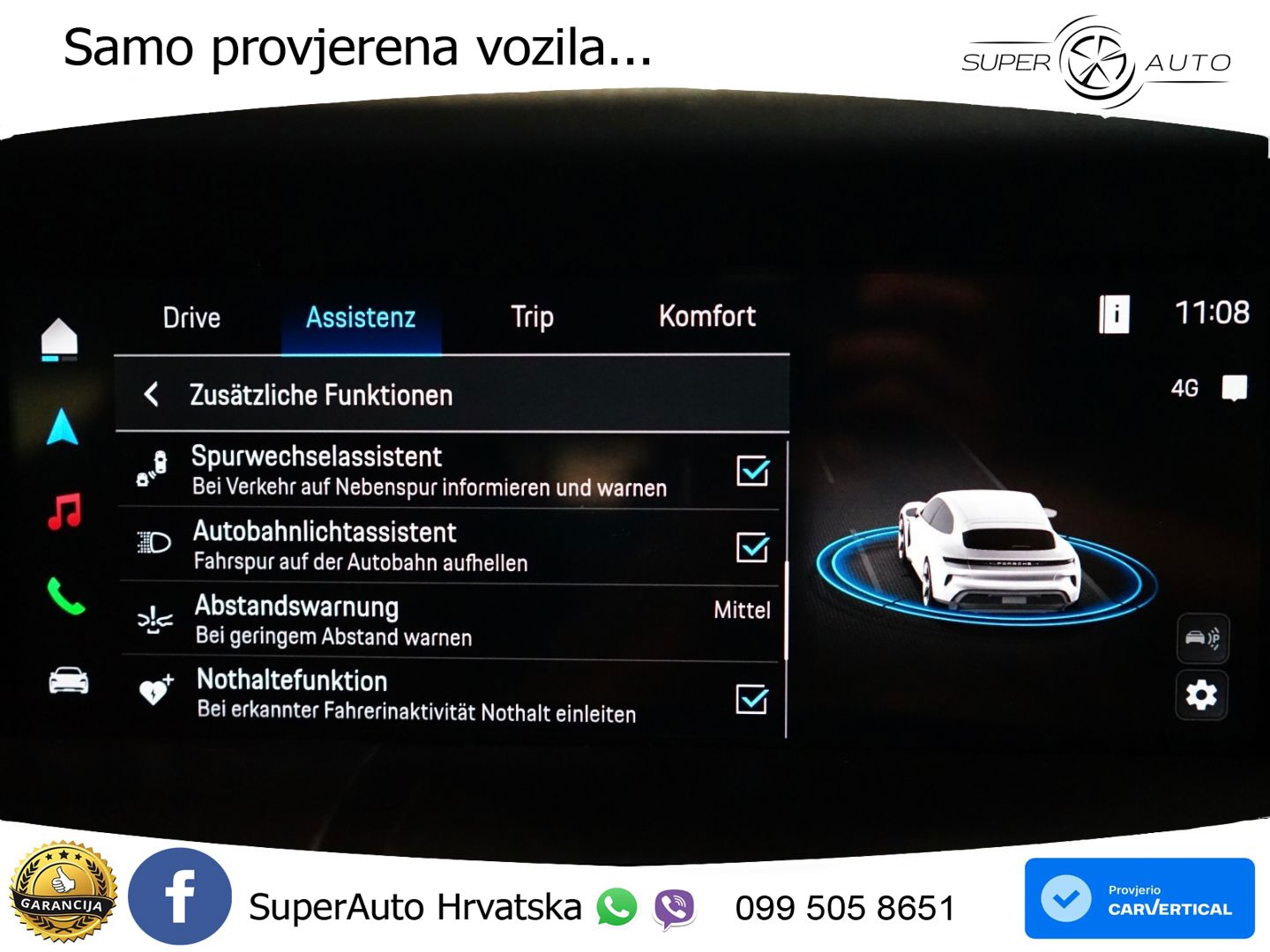 Porsche Taycan Sport Turismo 4S 105 kWh (598 KS)