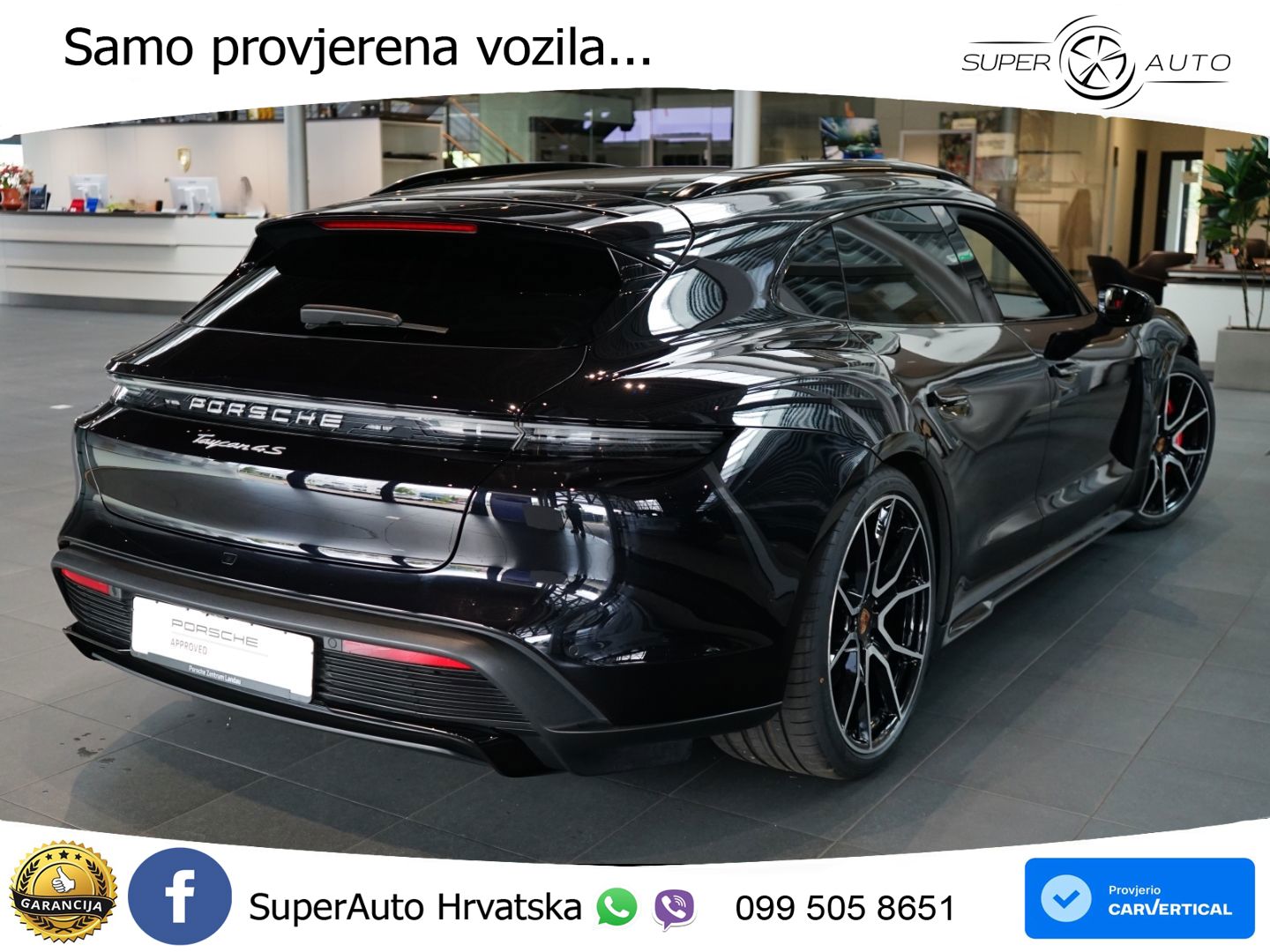Porsche Taycan Sport Turismo 4S 105 kWh (598 KS)