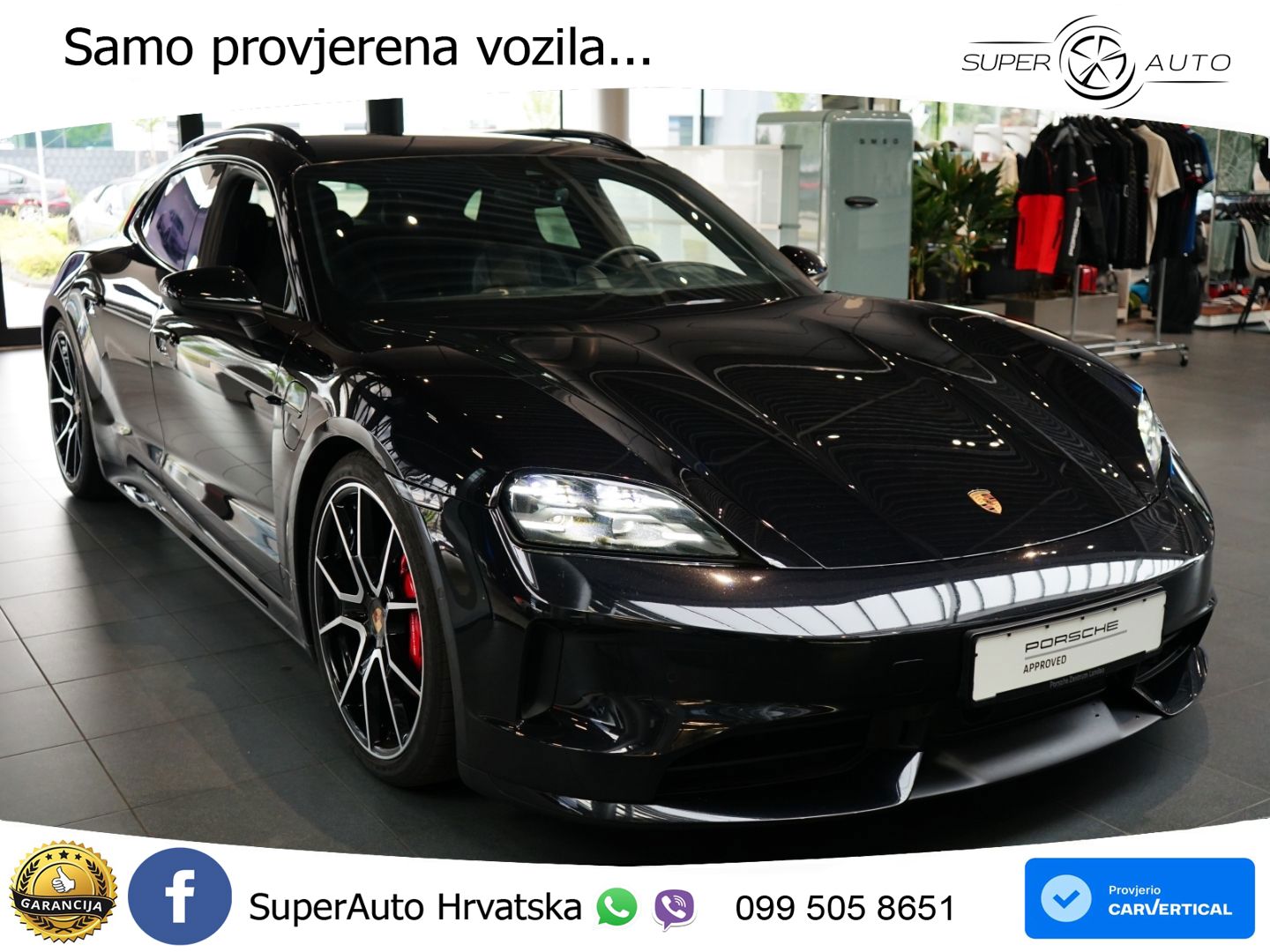 Porsche Taycan Sport Turismo 4S 105 kWh (598 KS)
