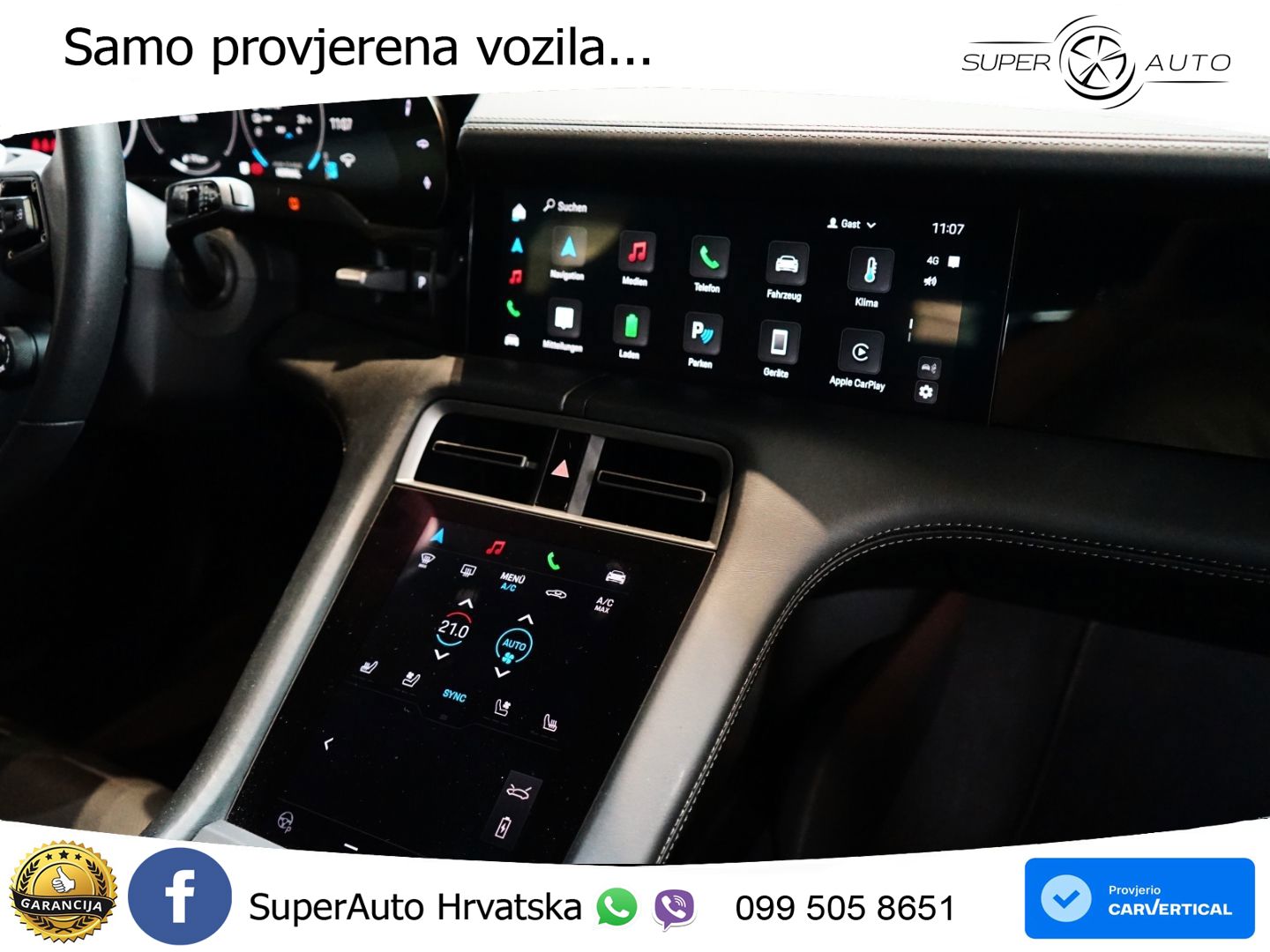 Porsche Taycan Sport Turismo 4S 105 kWh (598 KS)