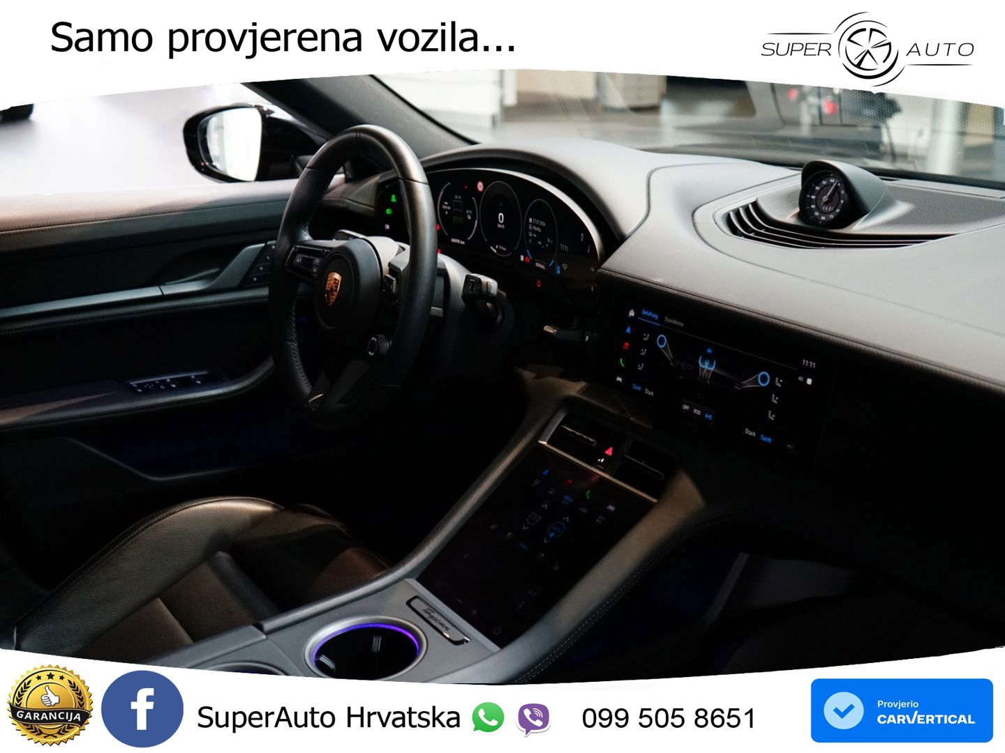 Porsche Taycan Sport Turismo 4S 105 kWh (598 KS)