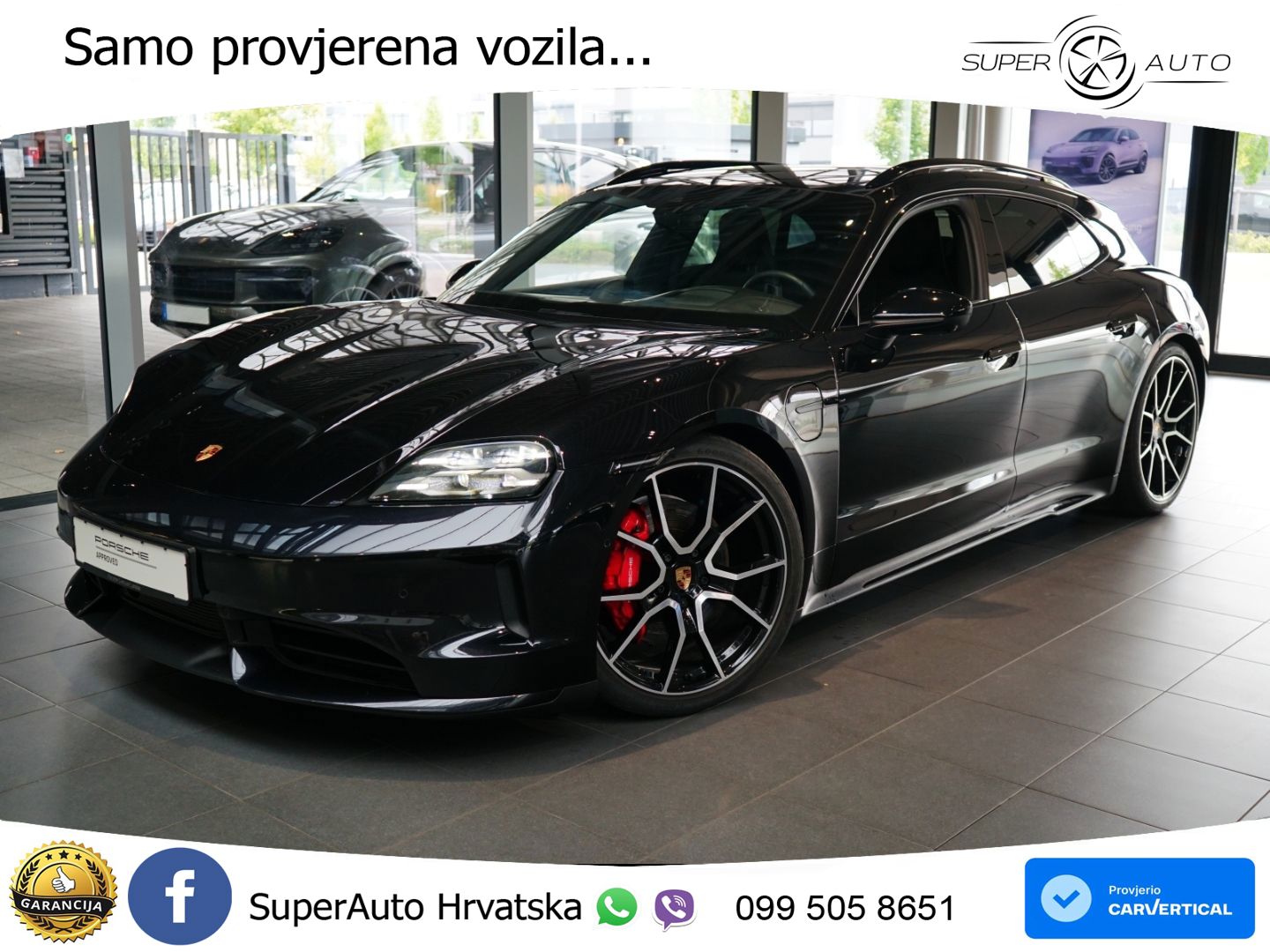 Porsche Taycan Sport Turismo 4S 105 kWh (598 KS)