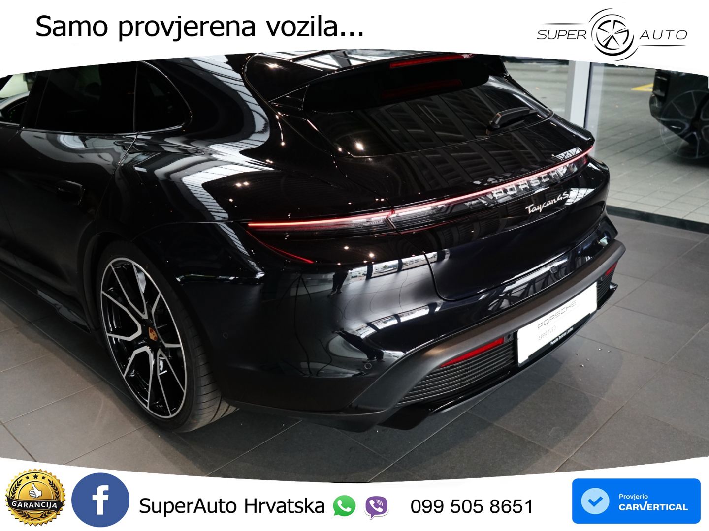 Porsche Taycan Sport Turismo 4S 105 kWh (598 KS)