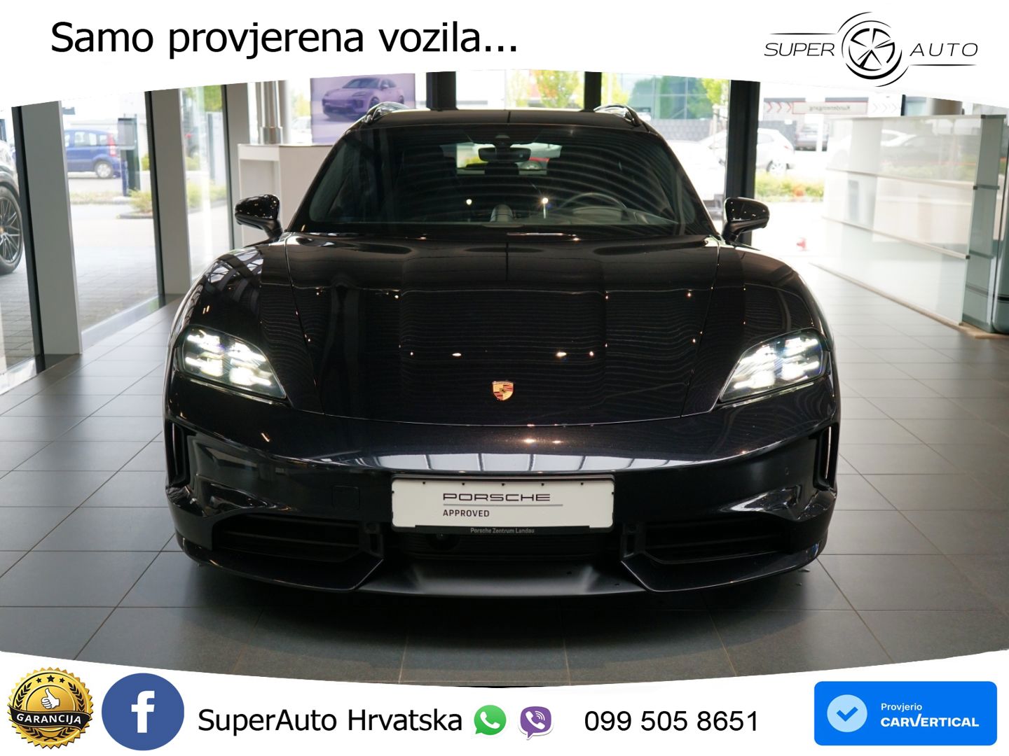 Porsche Taycan Sport Turismo 4S 105 kWh (598 KS)