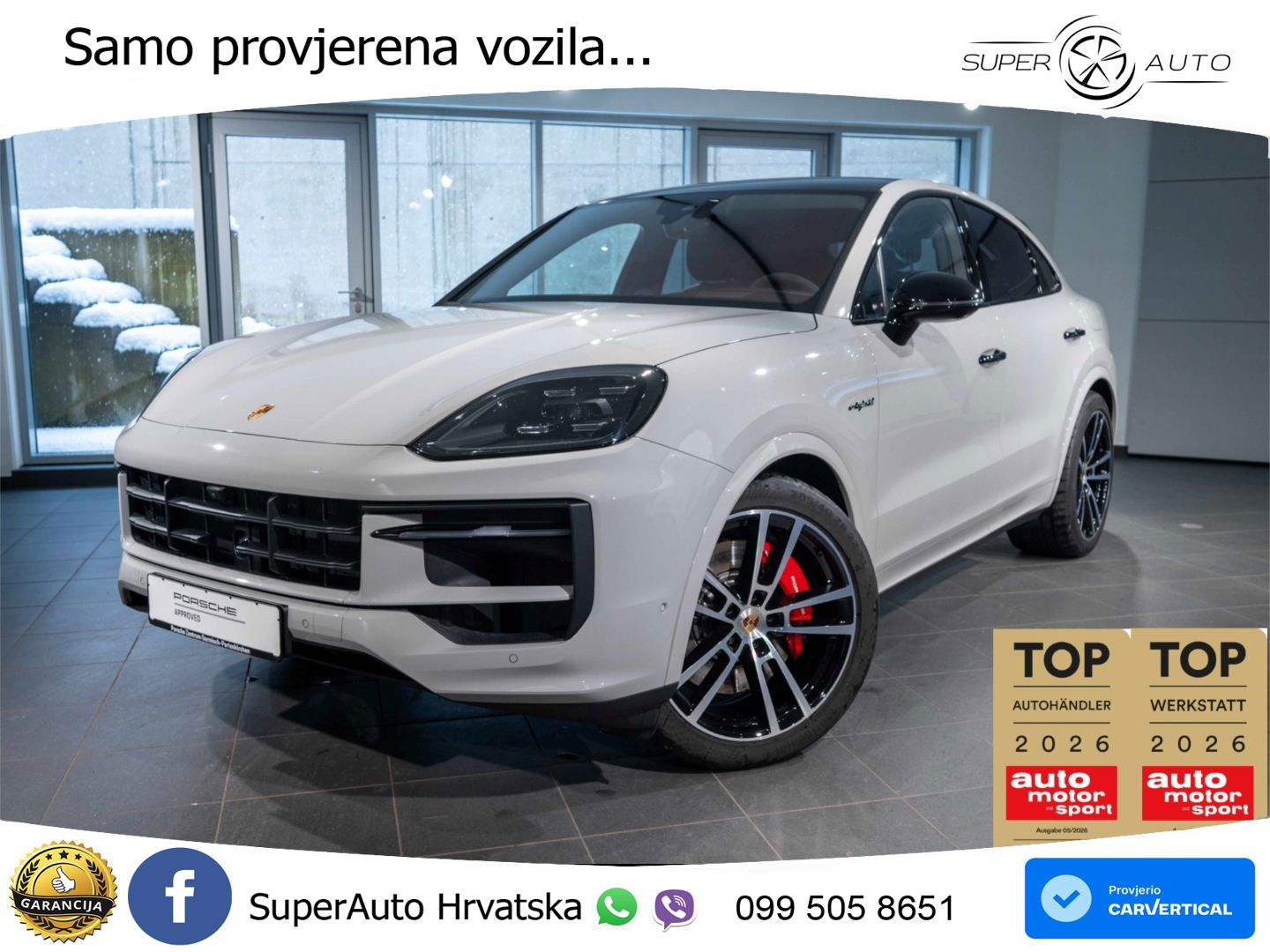 Porsche Cayenne Coupe S 3.0 V6 (519 KS) E-Hybrid Tiptronic S