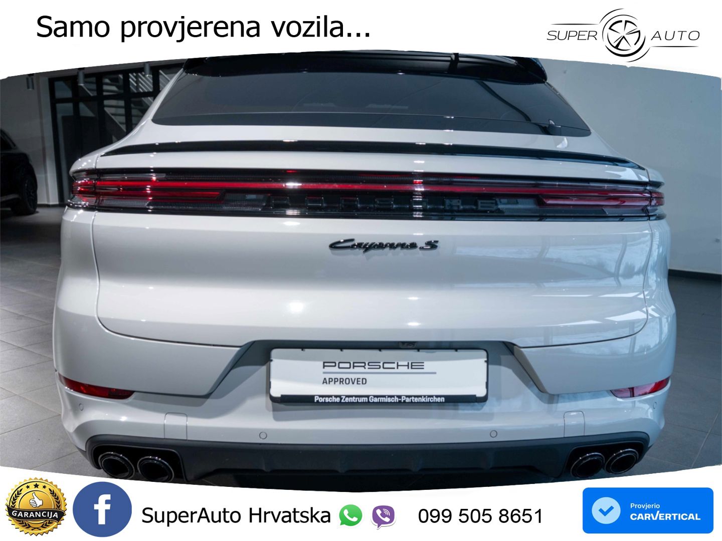 Porsche Cayenne Coupe S 3.0 V6 (519 KS) E-Hybrid Tiptronic S