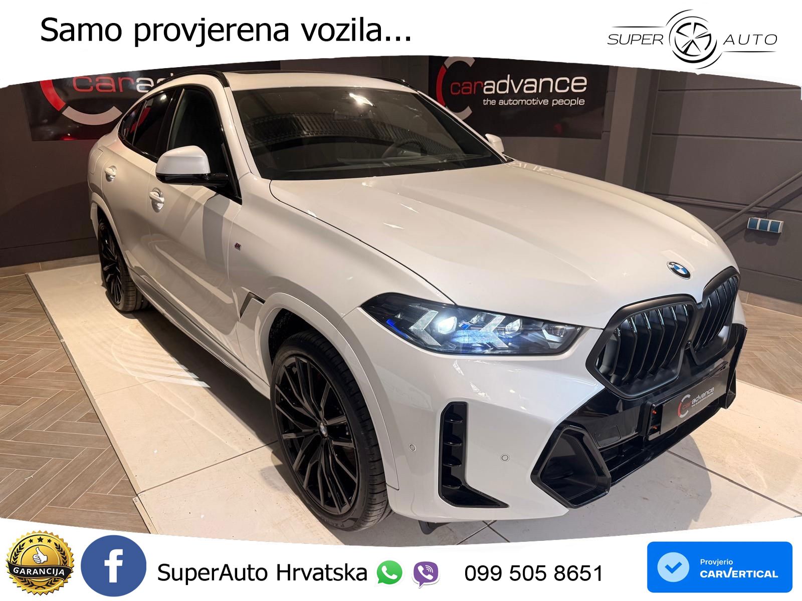 BMW X6 30d (298 KS) xDrive Steptronic M Sport LED+GR SJED+ACC