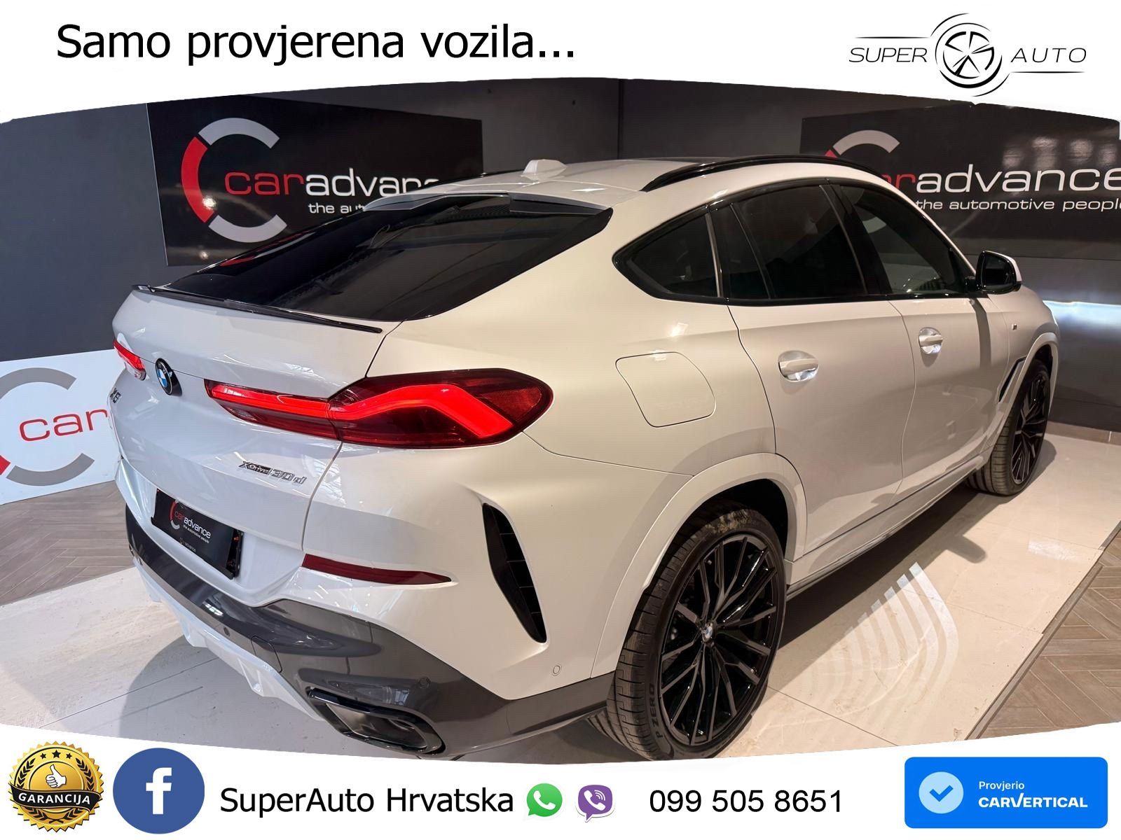 BMW X6 30d (298 KS) xDrive Steptronic M Sport LED+GR SJED+ACC