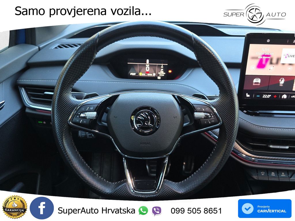 Škoda Enyaq iV 80 82 kWh (204 KS) SportLine LED+GR SJED+ACC