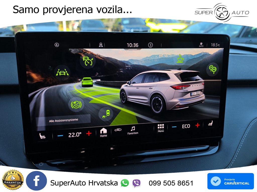 Škoda Enyaq iV 80 82 kWh (204 KS) SportLine LED+GR SJED+ACC