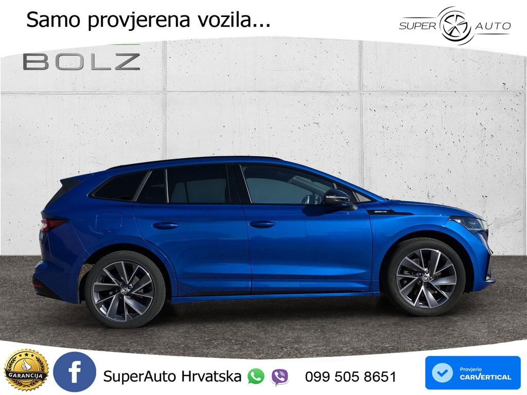 Škoda Enyaq iV 80 82 kWh (204 KS) SportLine LED+GR SJED+ACC