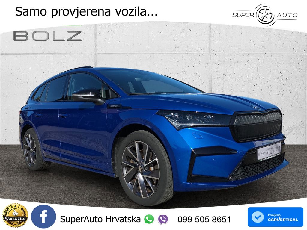 Škoda Enyaq iV 80 82 kWh (204 KS) SportLine LED+GR SJED+ACC