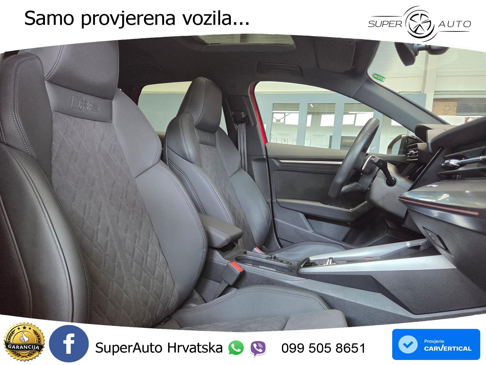 Audi RS3 Sportback 2.5 TFSI (400 KS) quattro S tronic LED+GR SJED+ACC