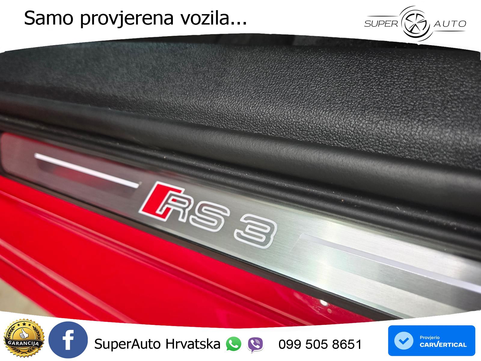 Audi RS3 Sportback 2.5 TFSI (400 KS) quattro S tronic LED+GR SJED+ACC