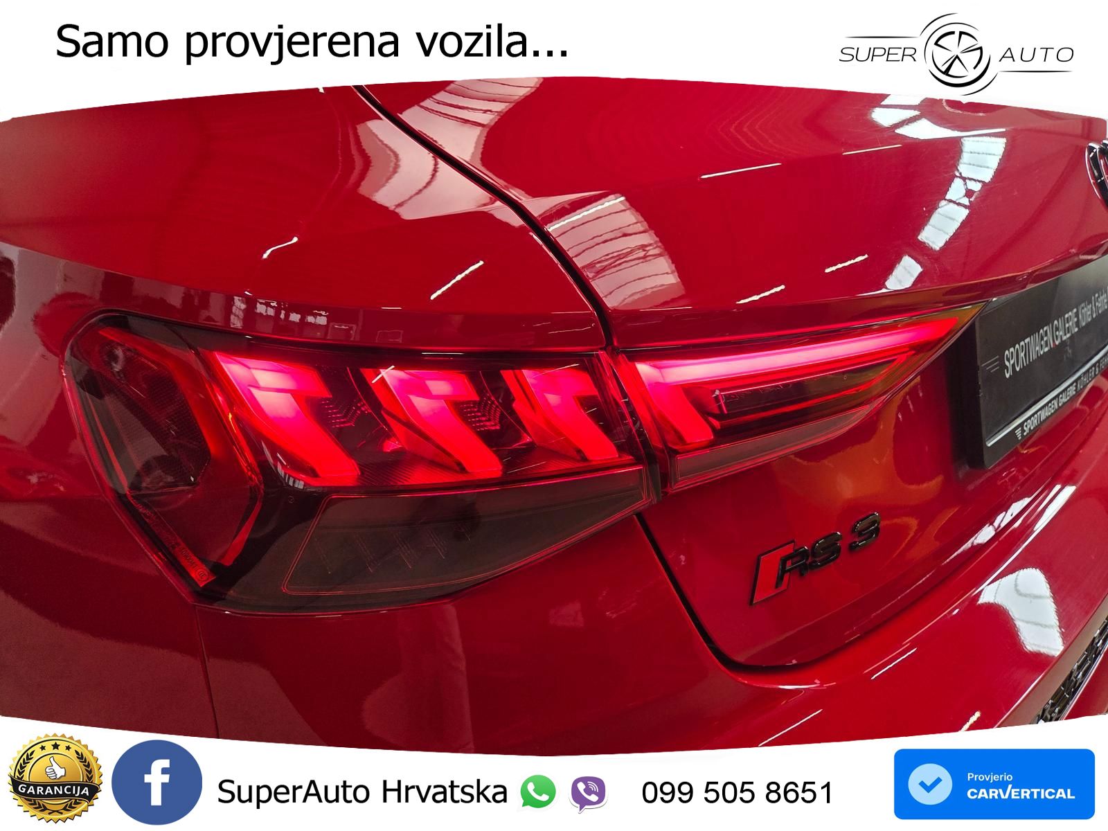 Audi RS3 Sportback 2.5 TFSI (400 KS) quattro S tronic LED+GR SJED+ACC