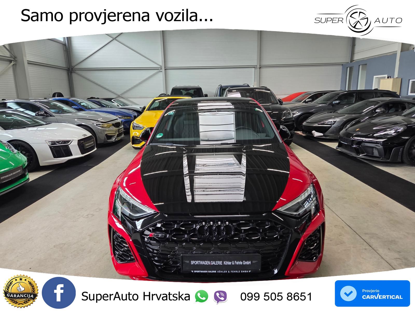 Audi RS3 Sportback 2.5 TFSI (400 KS) quattro S tronic LED+GR SJED+ACC