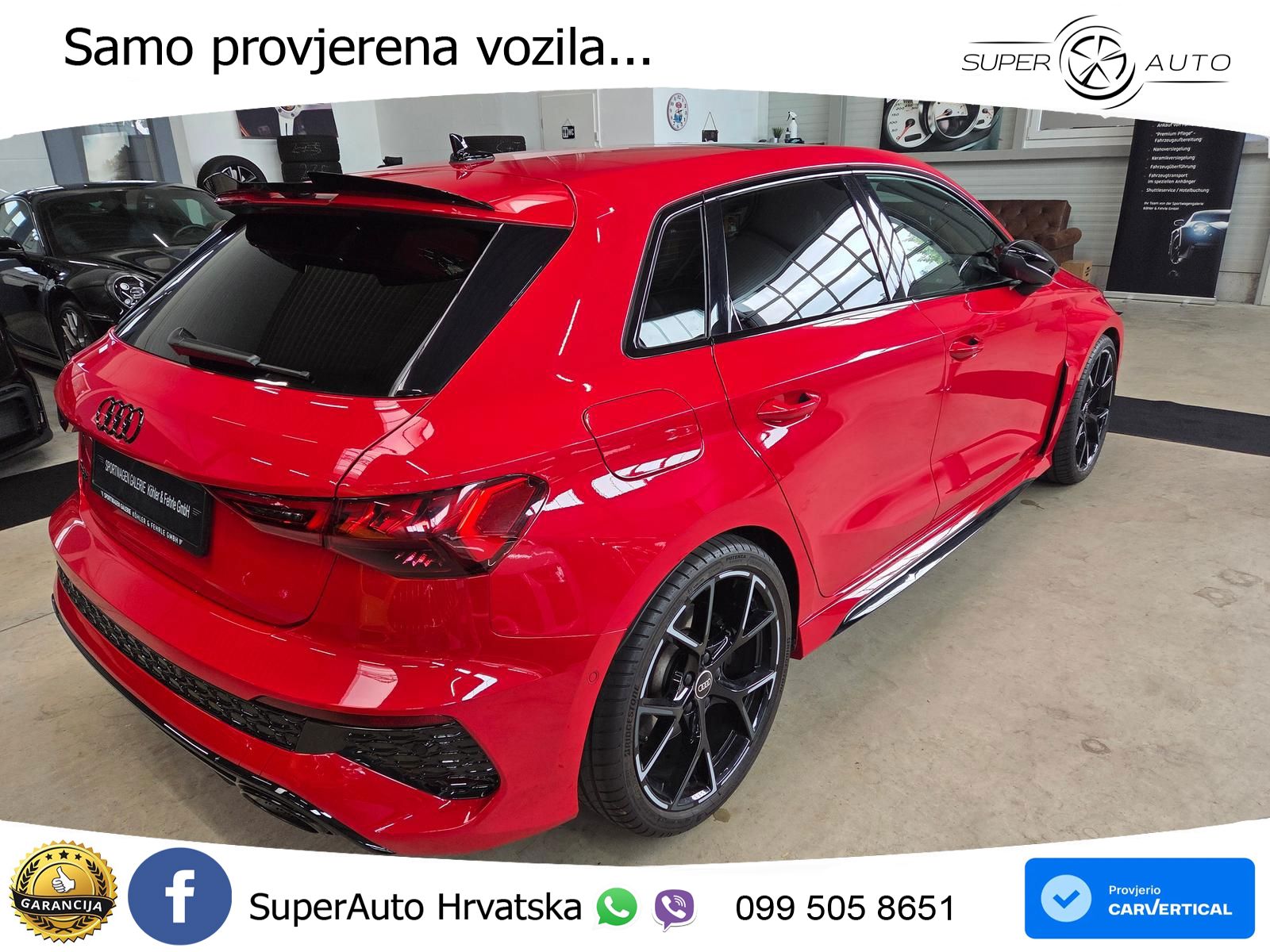 Audi RS3 Sportback 2.5 TFSI (400 KS) quattro S tronic LED+GR SJED+ACC