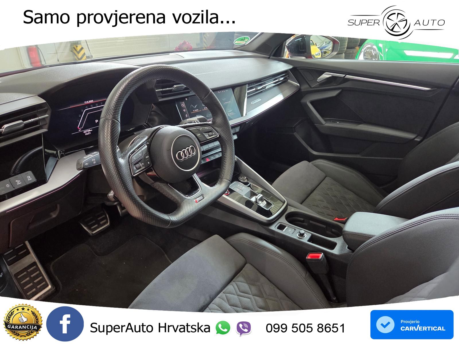 Audi RS3 Sportback 2.5 TFSI (400 KS) quattro S tronic LED+GR SJED+ACC