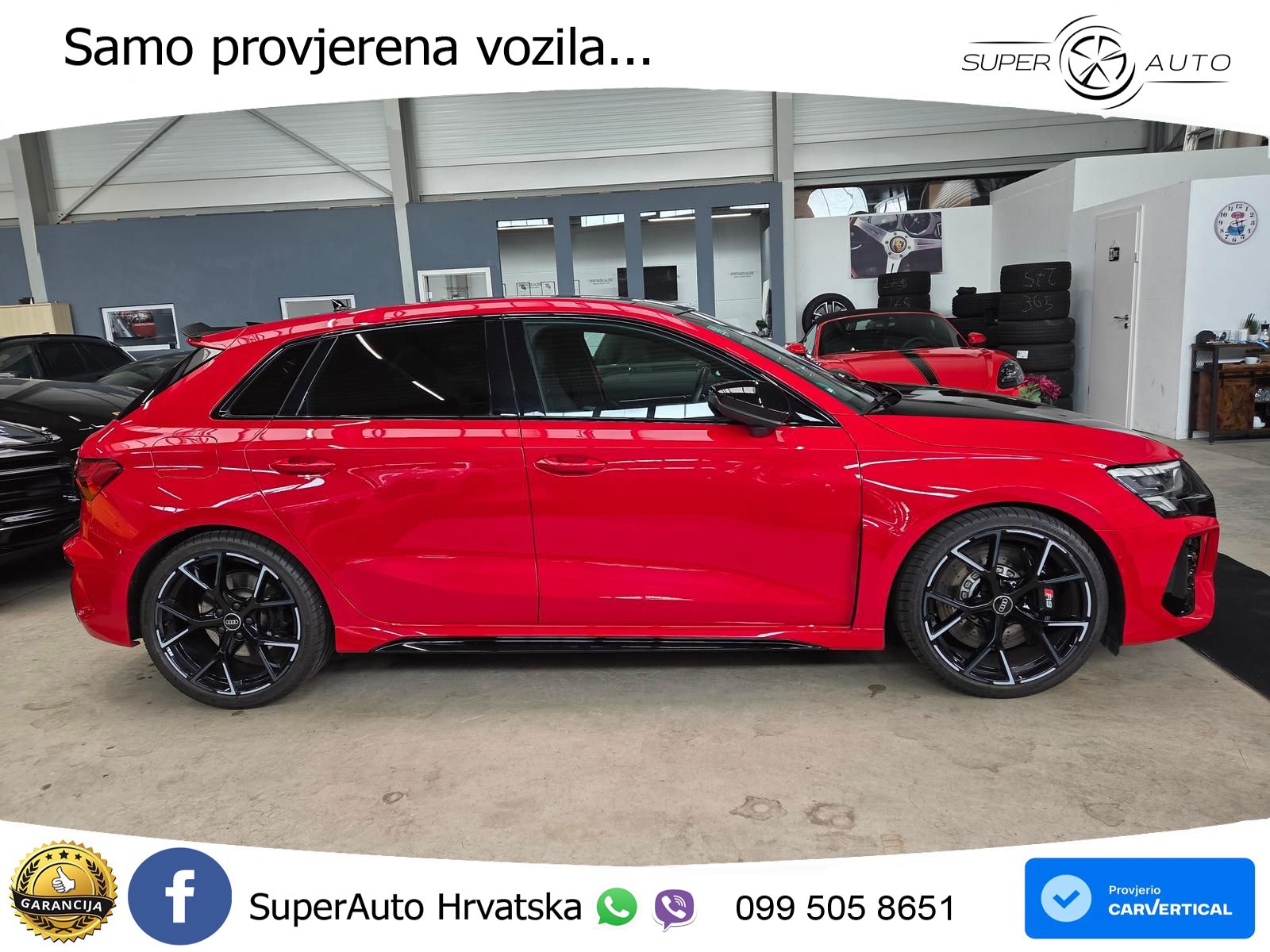 Audi RS3 Sportback 2.5 TFSI (400 KS) quattro S tronic LED+GR SJED+ACC