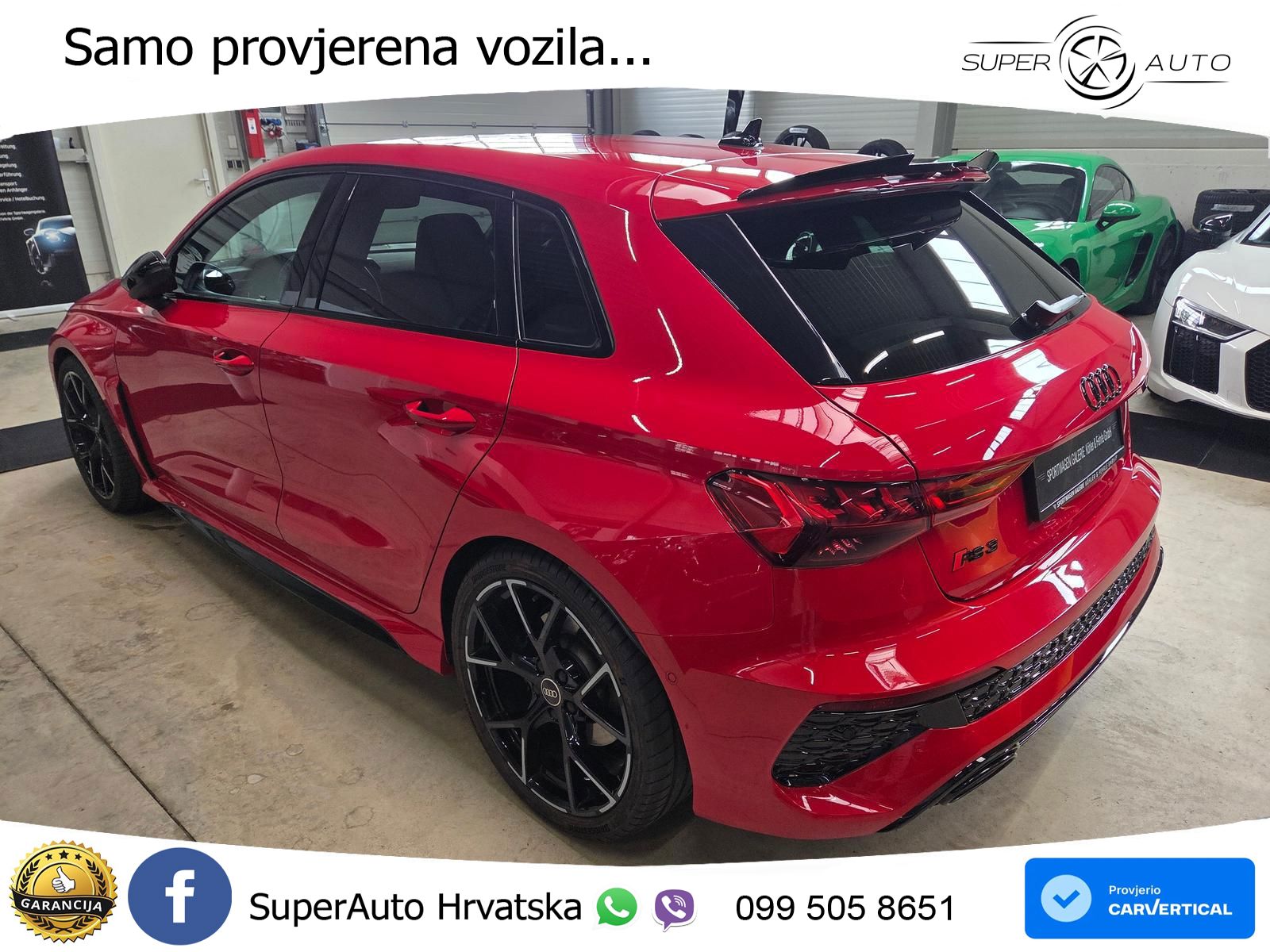 Audi RS3 Sportback 2.5 TFSI (400 KS) quattro S tronic LED+GR SJED+ACC