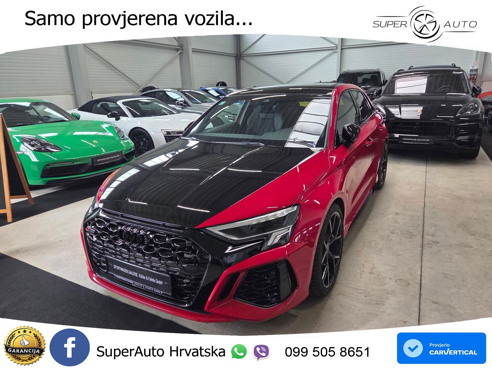 Audi RS3 Sportback 2.5 TFSI (400 KS) quattro S tronic LED+GR SJED+ACC