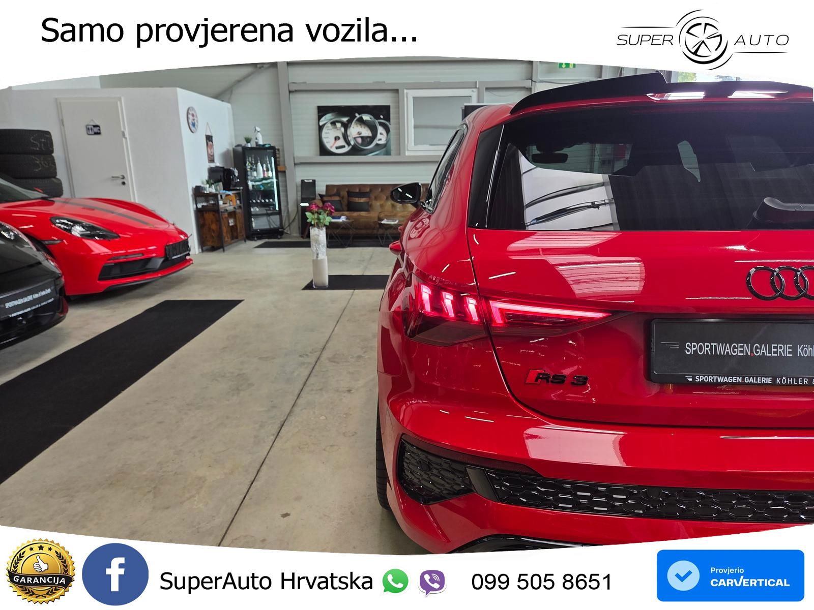 Audi RS3 Sportback 2.5 TFSI (400 KS) quattro S tronic LED+GR SJED+ACC