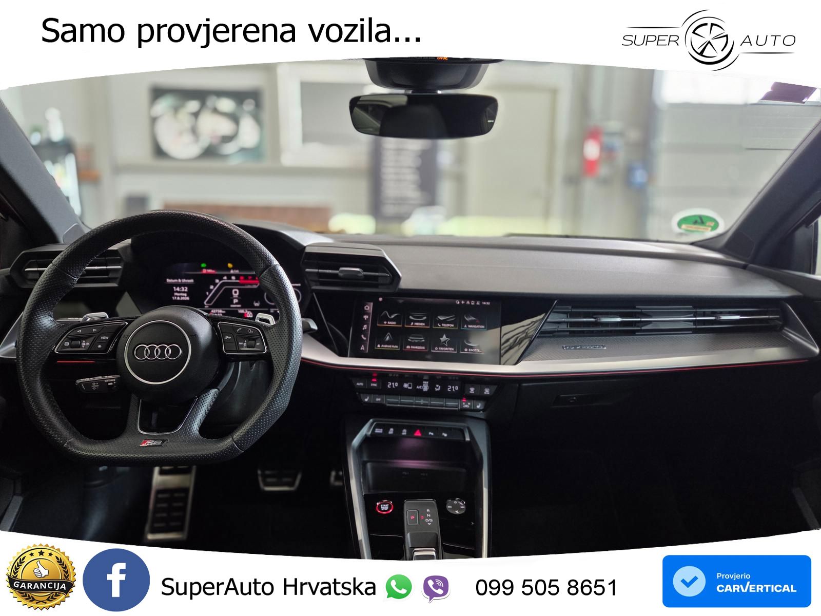 Audi RS3 Sportback 2.5 TFSI (400 KS) quattro S tronic LED+GR SJED+ACC