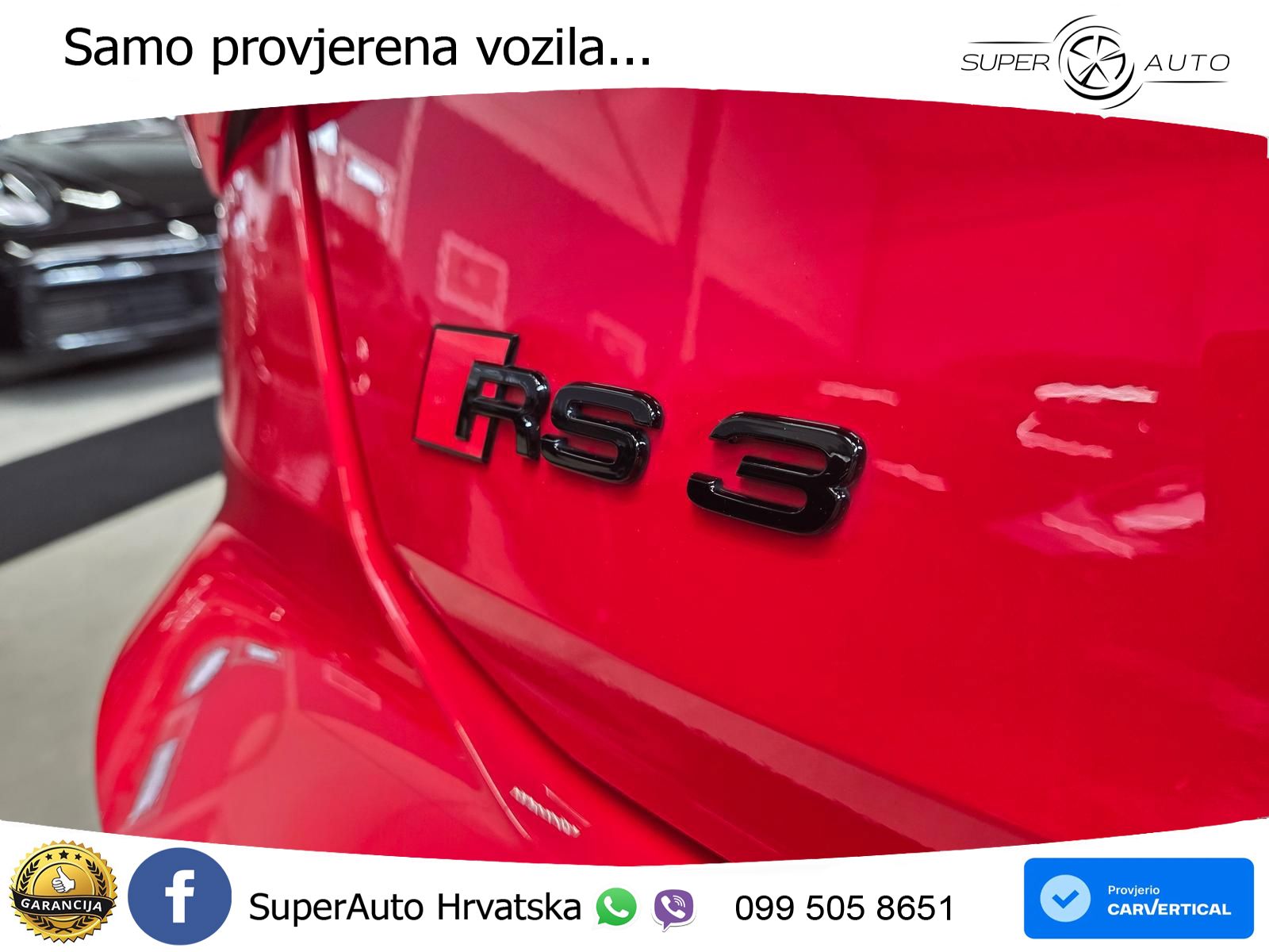 Audi RS3 Sportback 2.5 TFSI (400 KS) quattro S tronic LED+GR SJED+ACC