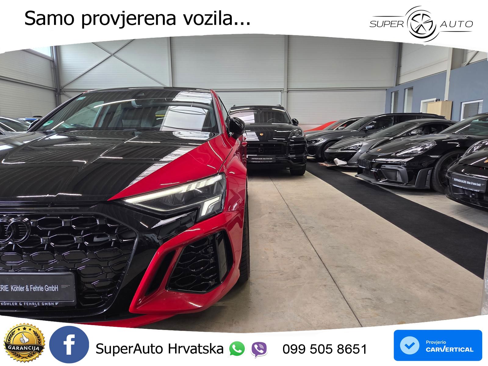 Audi RS3 Sportback 2.5 TFSI (400 KS) quattro S tronic LED+GR SJED+ACC