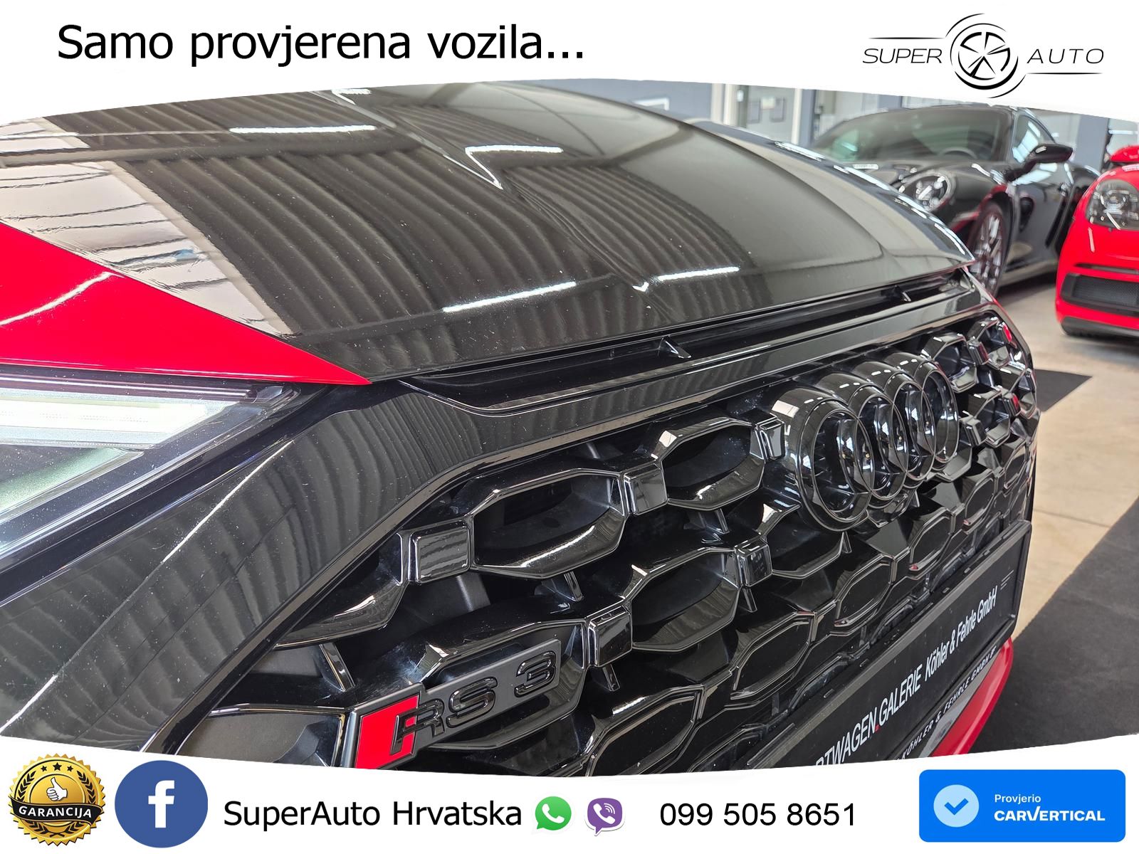 Audi RS3 Sportback 2.5 TFSI (400 KS) quattro S tronic LED+GR SJED+ACC