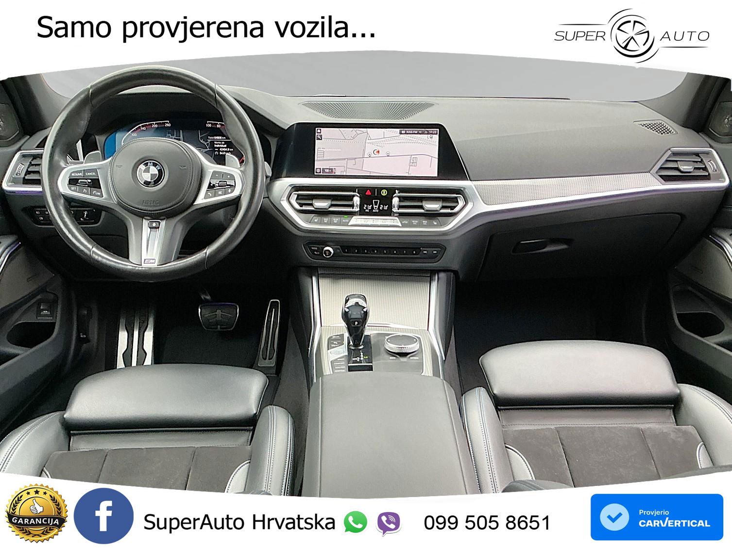 BMW 330i M Sport LASER H&K HEAD-UP AppleCar & Android Auto RFK