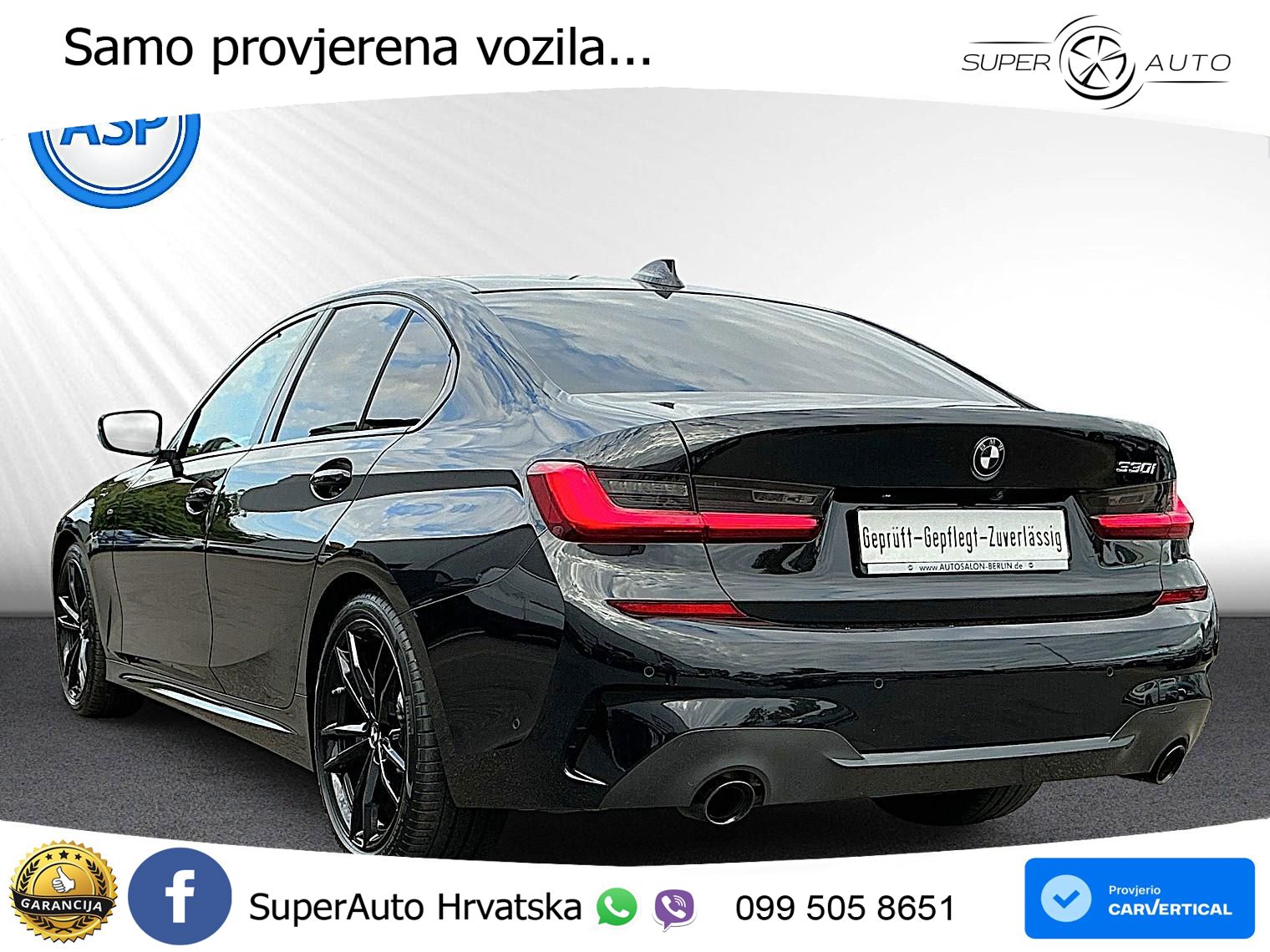 BMW 330i M Sport LASER H&K HEAD-UP AppleCar & Android Auto RFK