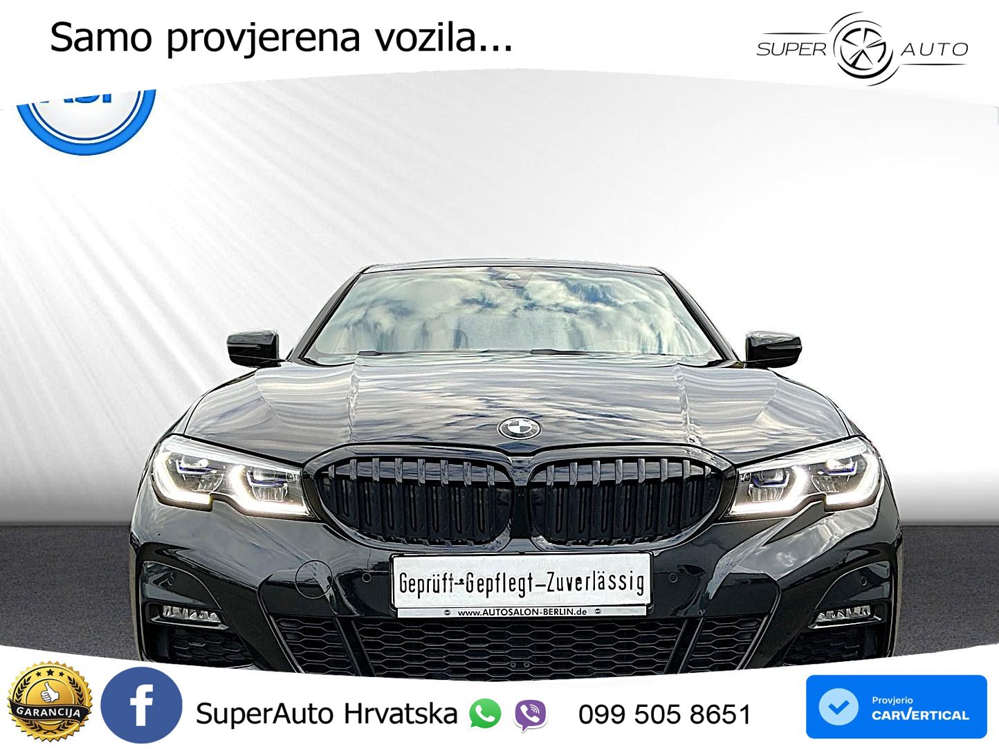 BMW 330i M Sport LASER H&K HEAD-UP AppleCar & Android Auto RFK