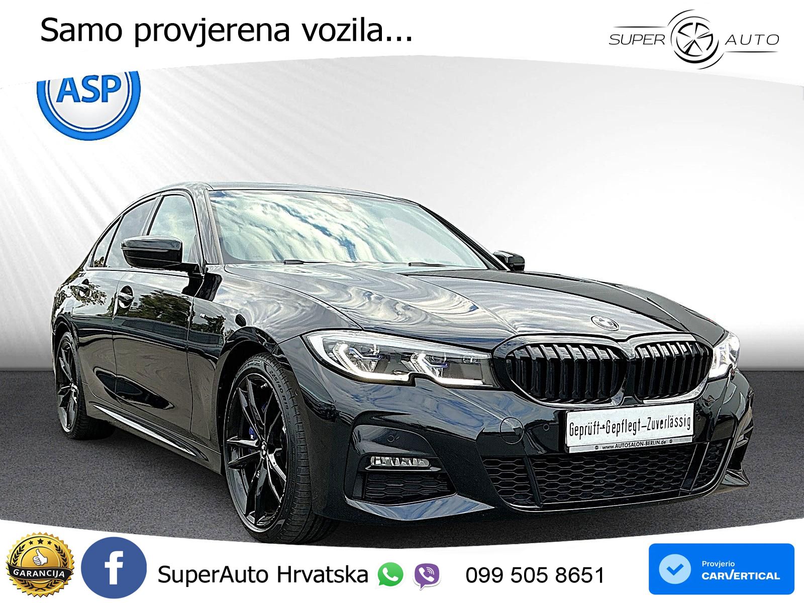 BMW 330i M Sport LASER H&K HEAD-UP AppleCar & Android Auto RFK