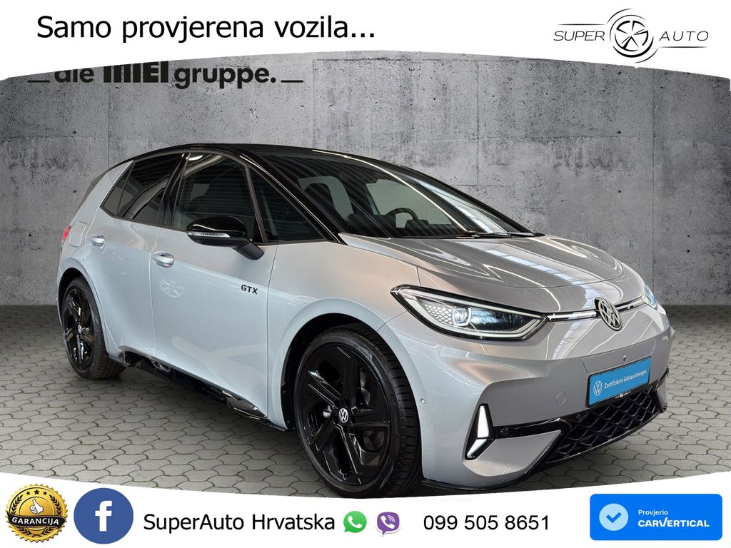 Volkswagen ID.3 GTX 84 kWh (286 KS) LED+GR SJED+ACC