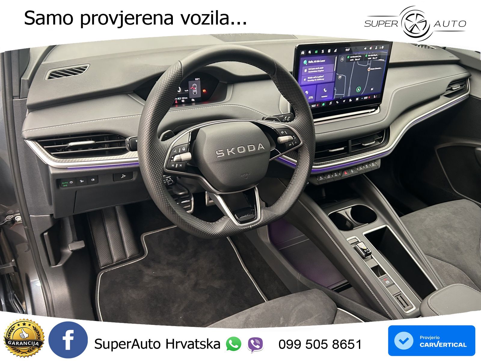 Škoda Enyaq iV 85 82 kWh (286 KS) SportLine LED+GR SJED+ACC