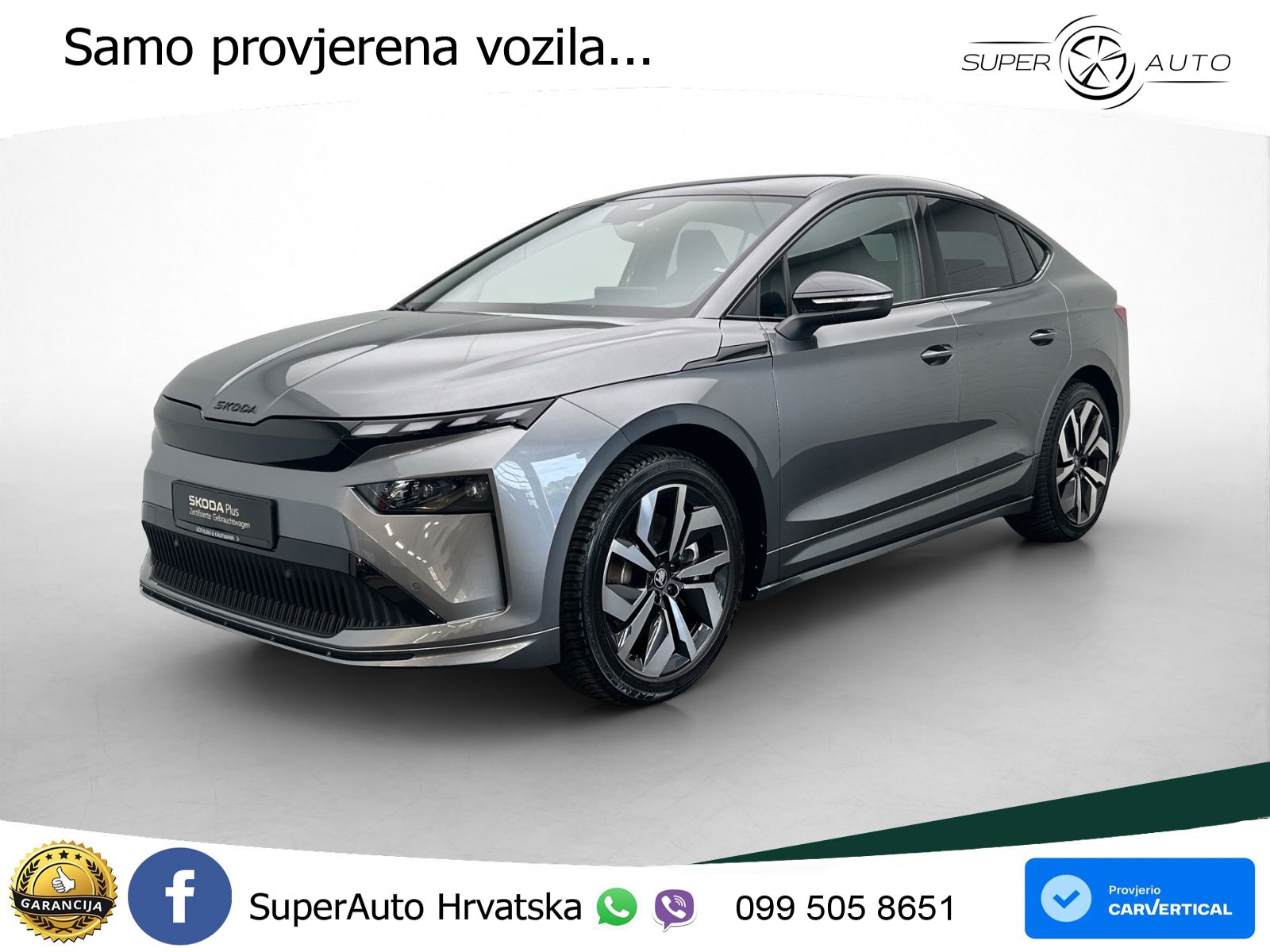 Škoda Enyaq iV 85 82 kWh (286 KS) SportLine LED+GR SJED+ACC