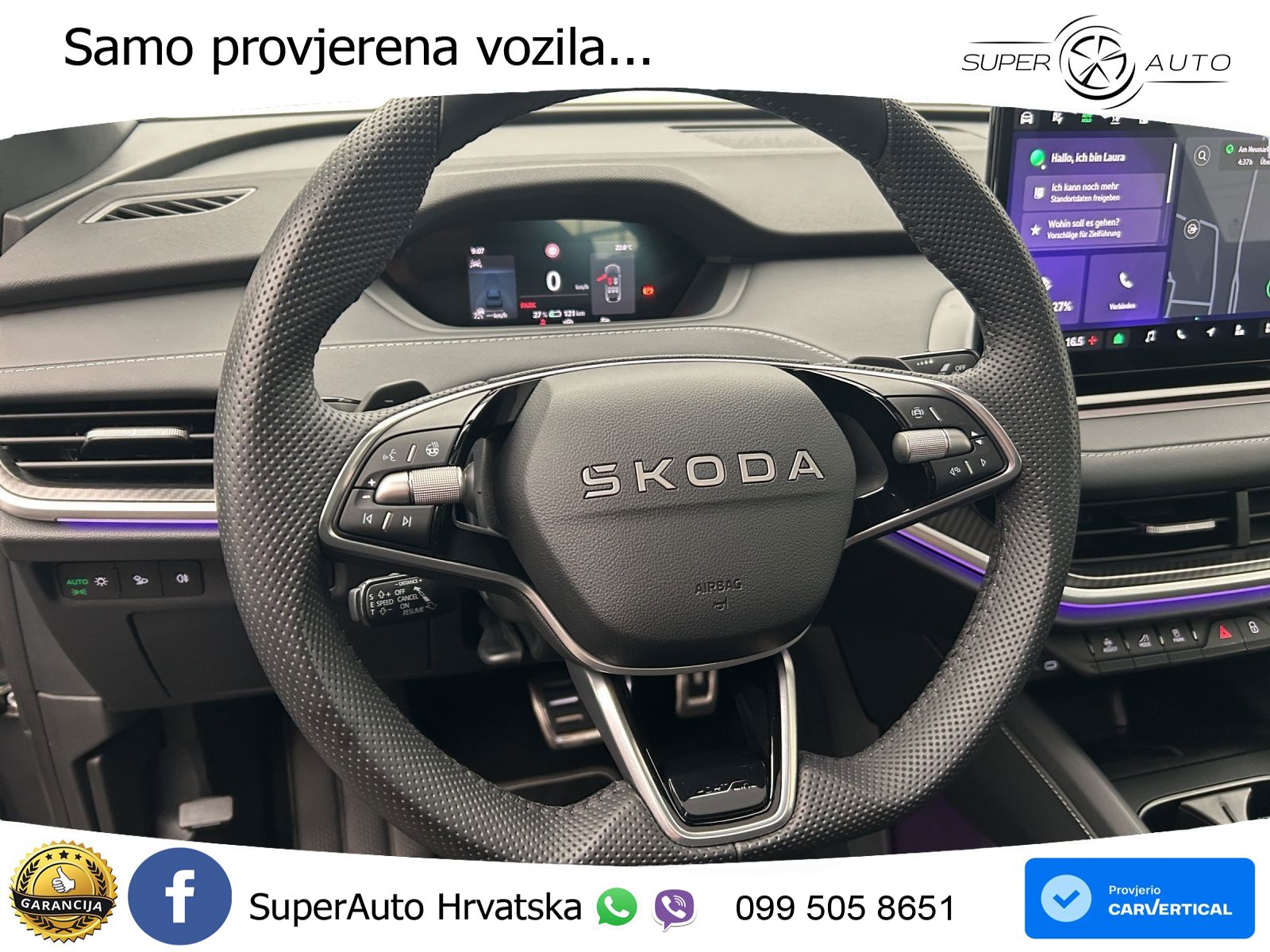 Škoda Enyaq iV 85 82 kWh (286 KS) SportLine LED+GR SJED+ACC