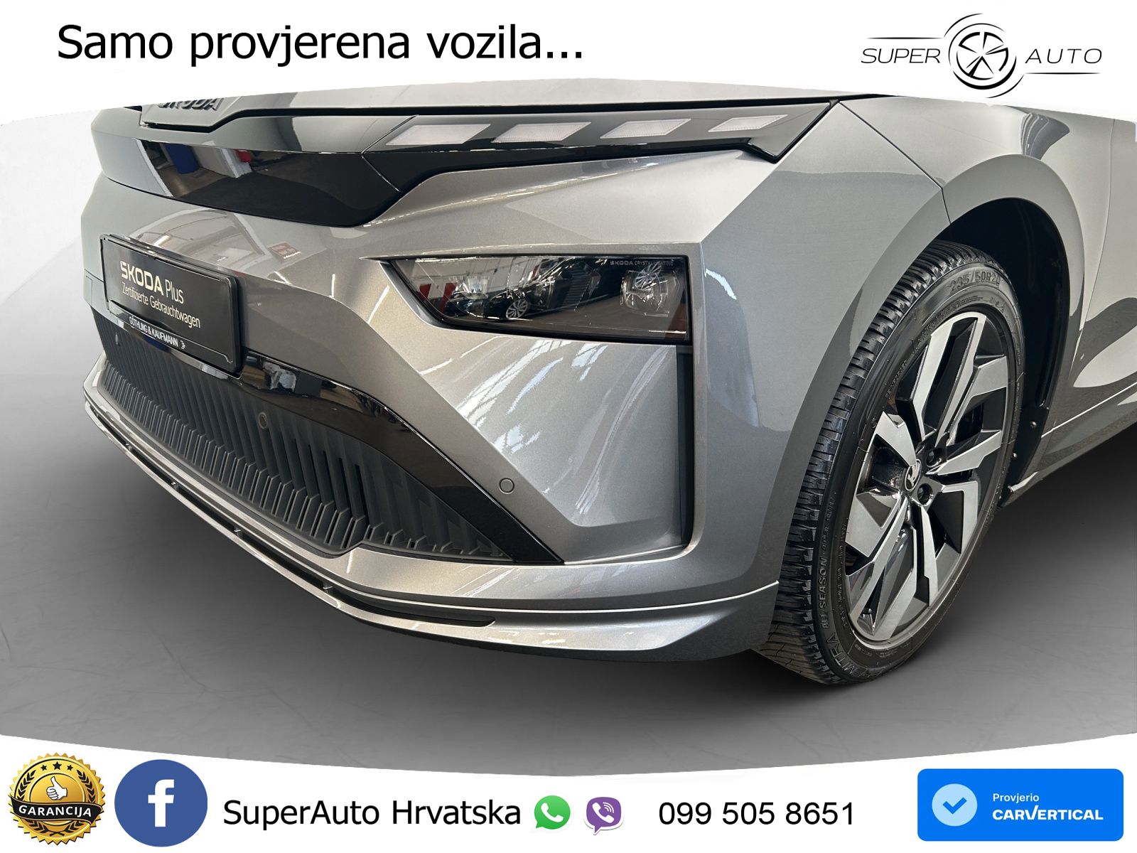Škoda Enyaq iV 85 82 kWh (286 KS) SportLine LED+GR SJED+ACC