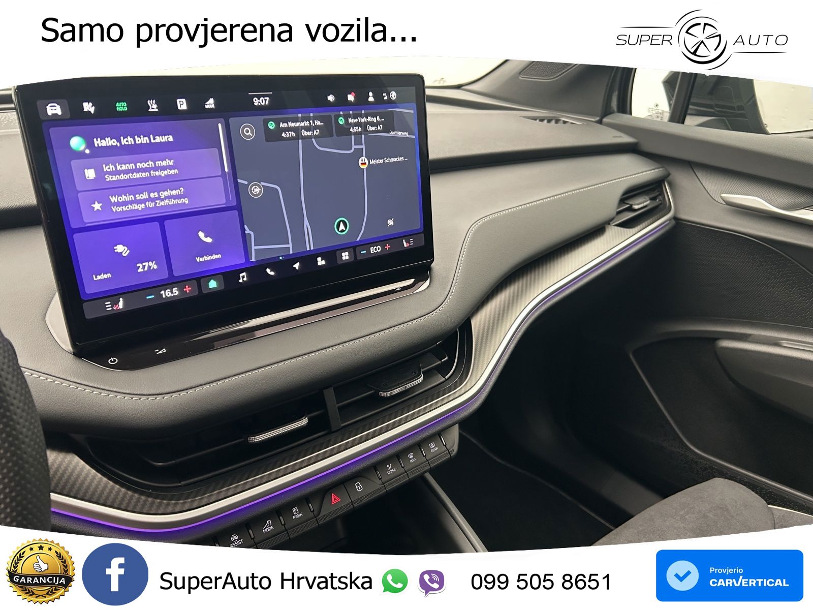 Škoda Enyaq iV 85 82 kWh (286 KS) SportLine LED+GR SJED+ACC
