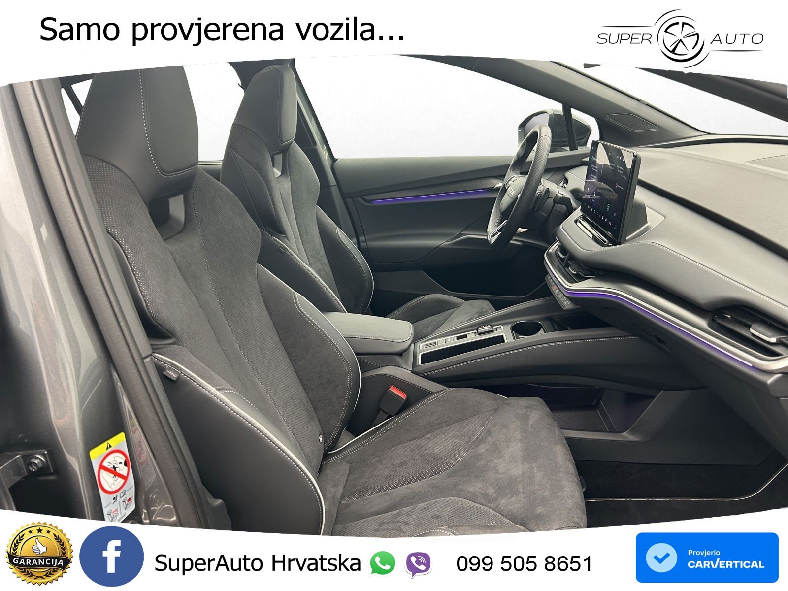 Škoda Enyaq iV 85 82 kWh (286 KS) SportLine LED+GR SJED+ACC