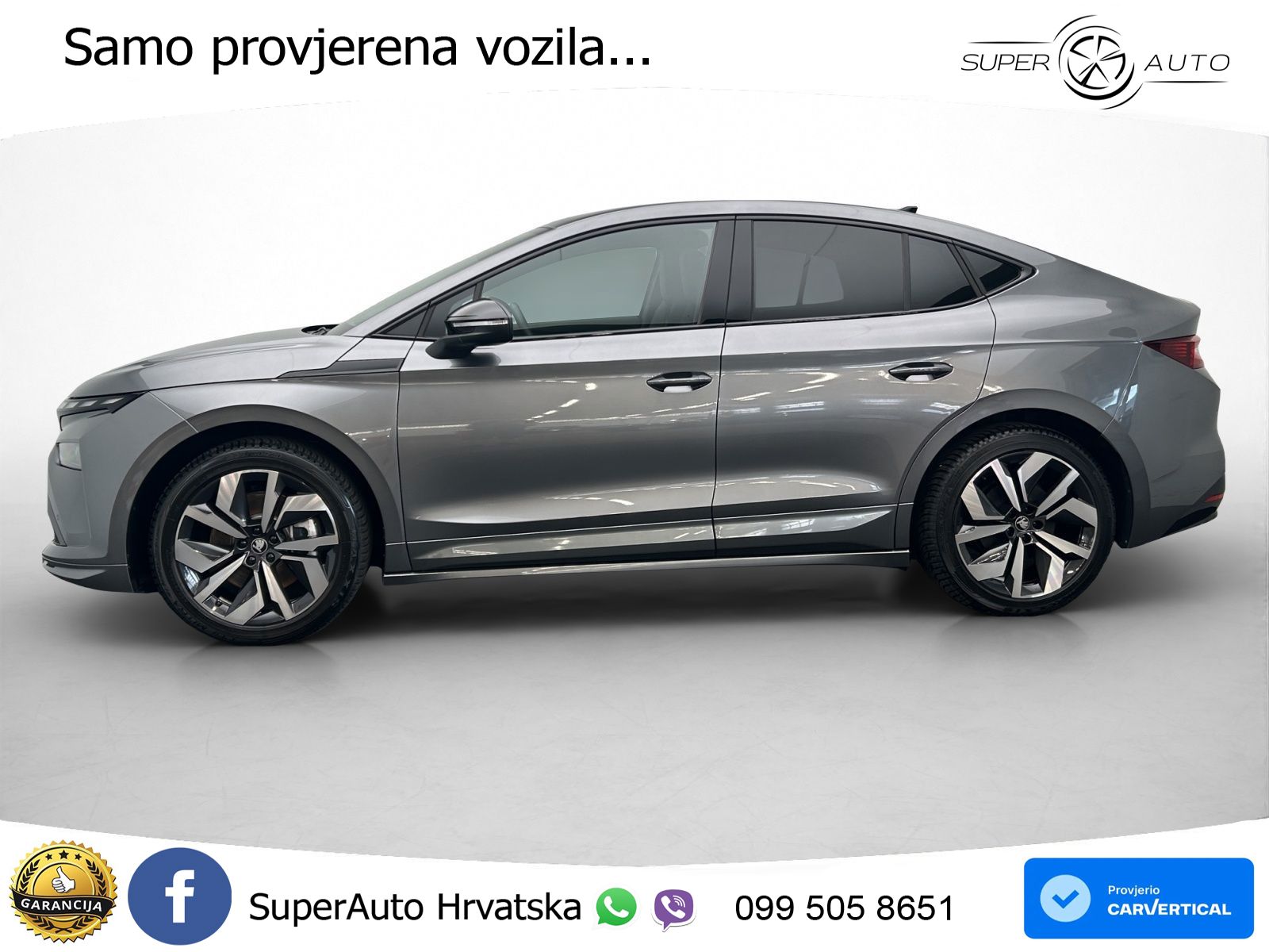 Škoda Enyaq iV 85 82 kWh (286 KS) SportLine LED+GR SJED+ACC