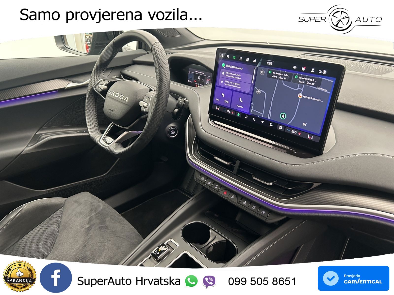 Škoda Enyaq iV 85 82 kWh (286 KS) SportLine LED+GR SJED+ACC