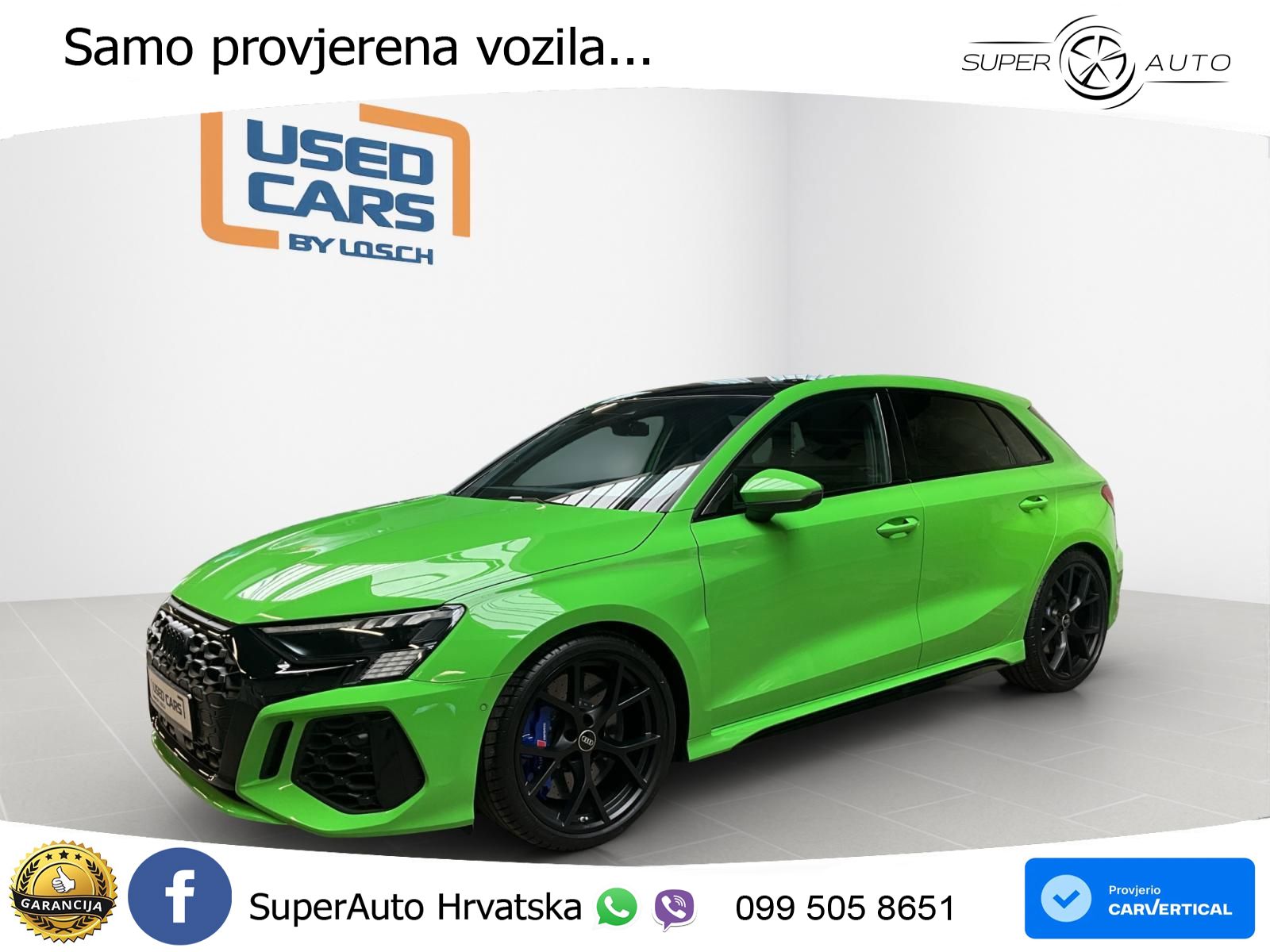 Audi RS3 Sportback 2.5 TFSI (400 KS) quattro S tronic