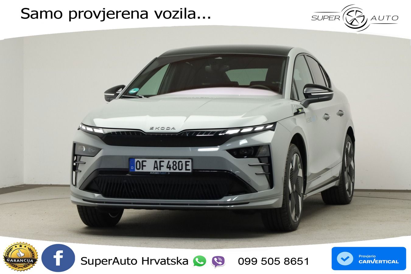 Škoda Enyaq Coupe RS 84 kWh (340 KS) AWD LED+GR SJED+ACC