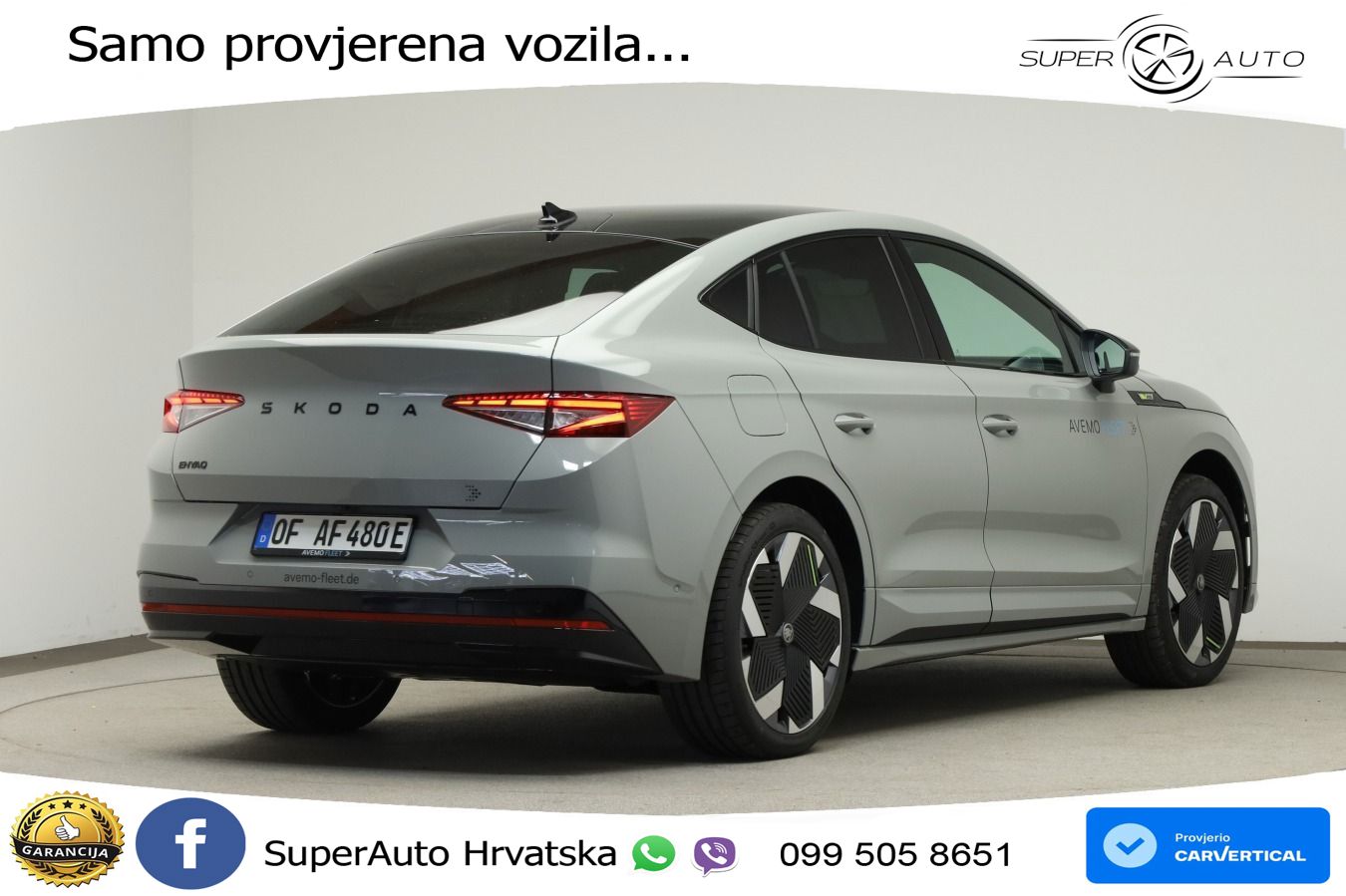 Škoda Enyaq Coupe RS 84 kWh (340 KS) AWD LED+GR SJED+ACC