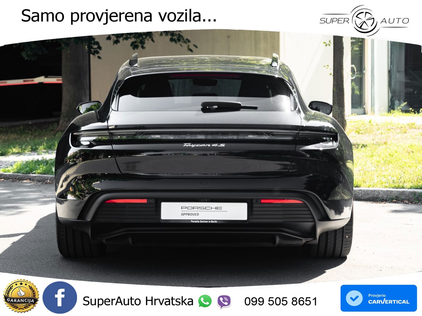 Porsche Taycan Sport Turismo 4S 105 kWh (598 KS)