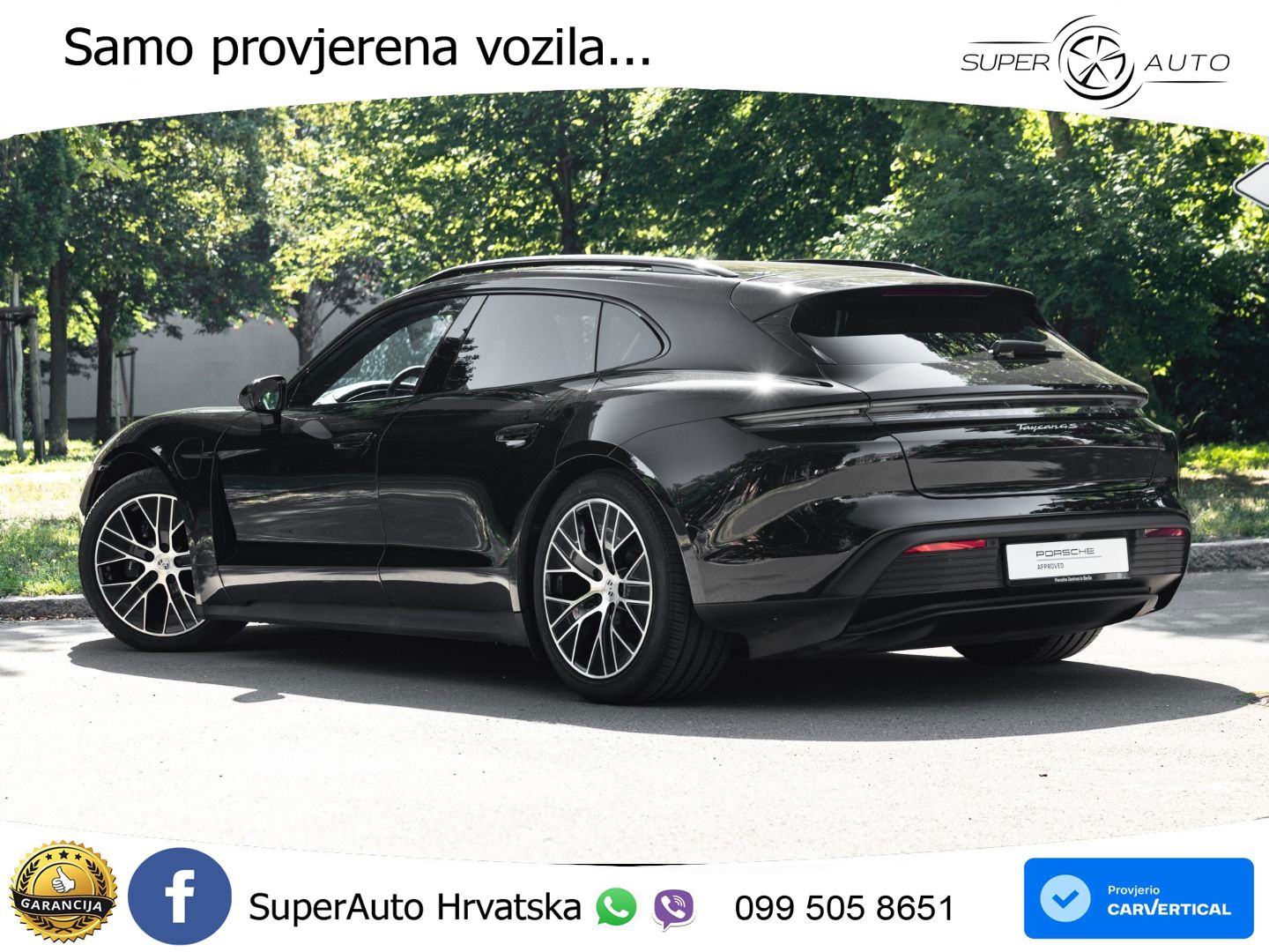 Porsche Taycan Sport Turismo 4S 105 kWh (598 KS)